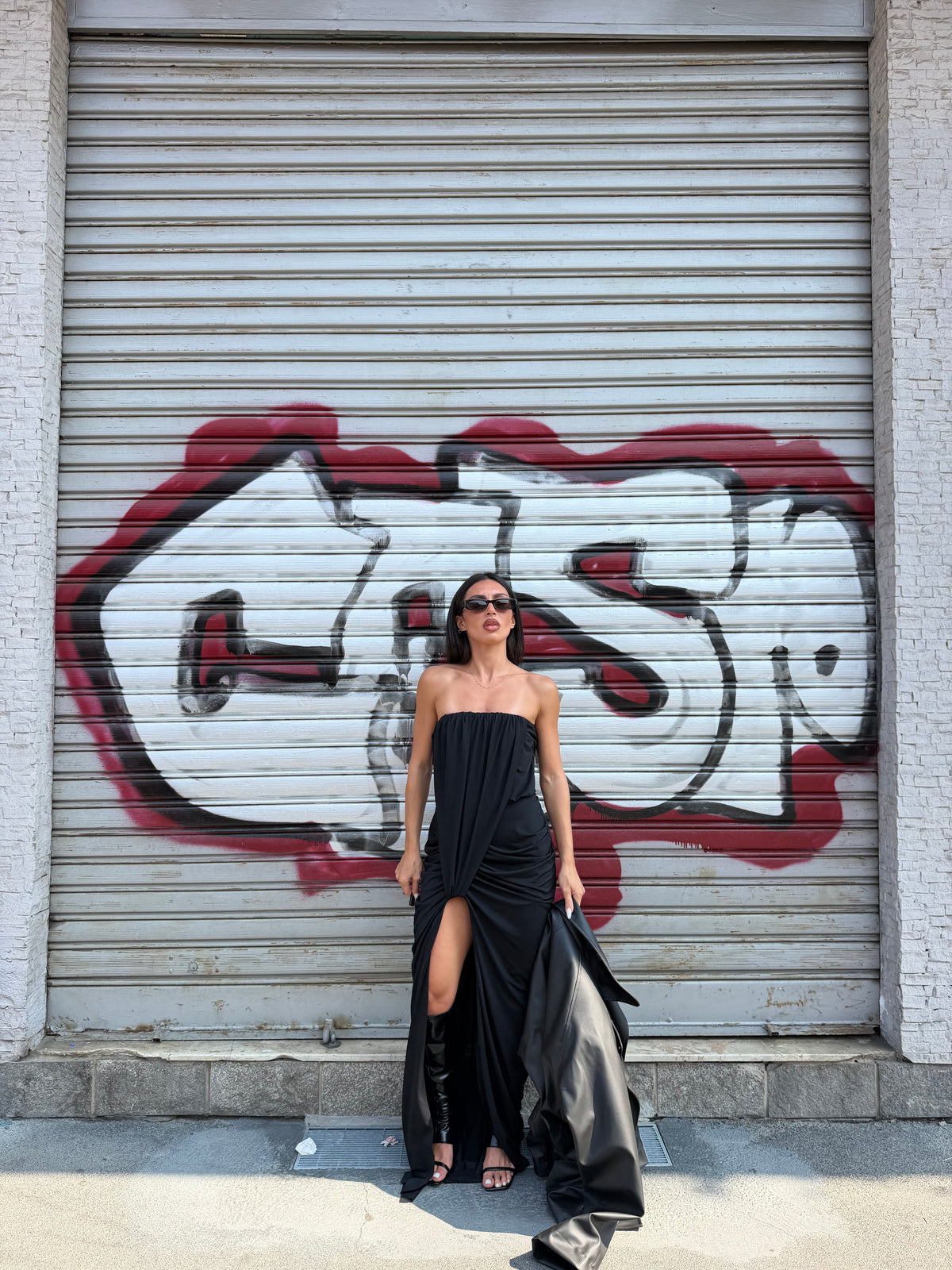 draped dress cut