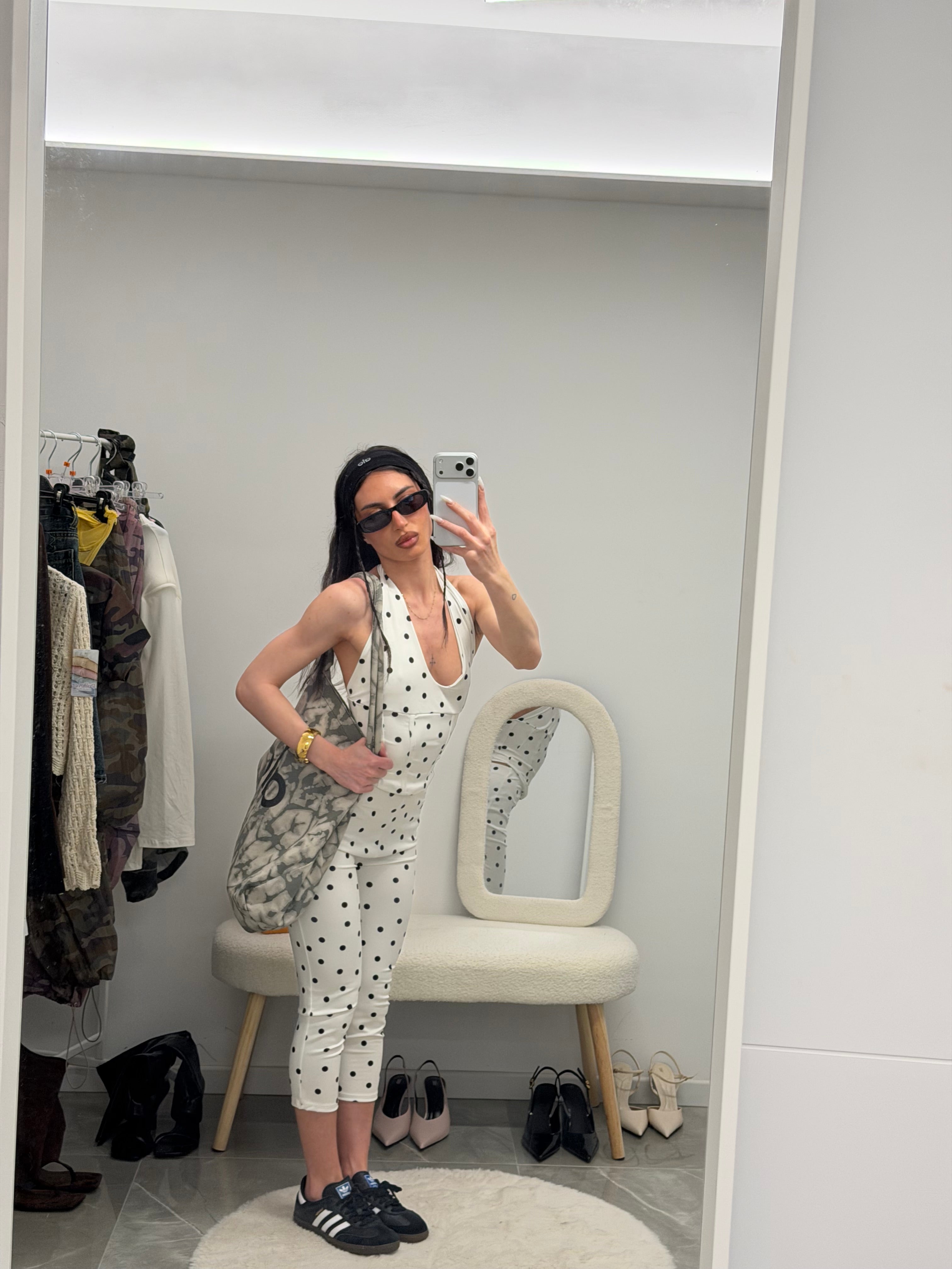 coordinato dot capri