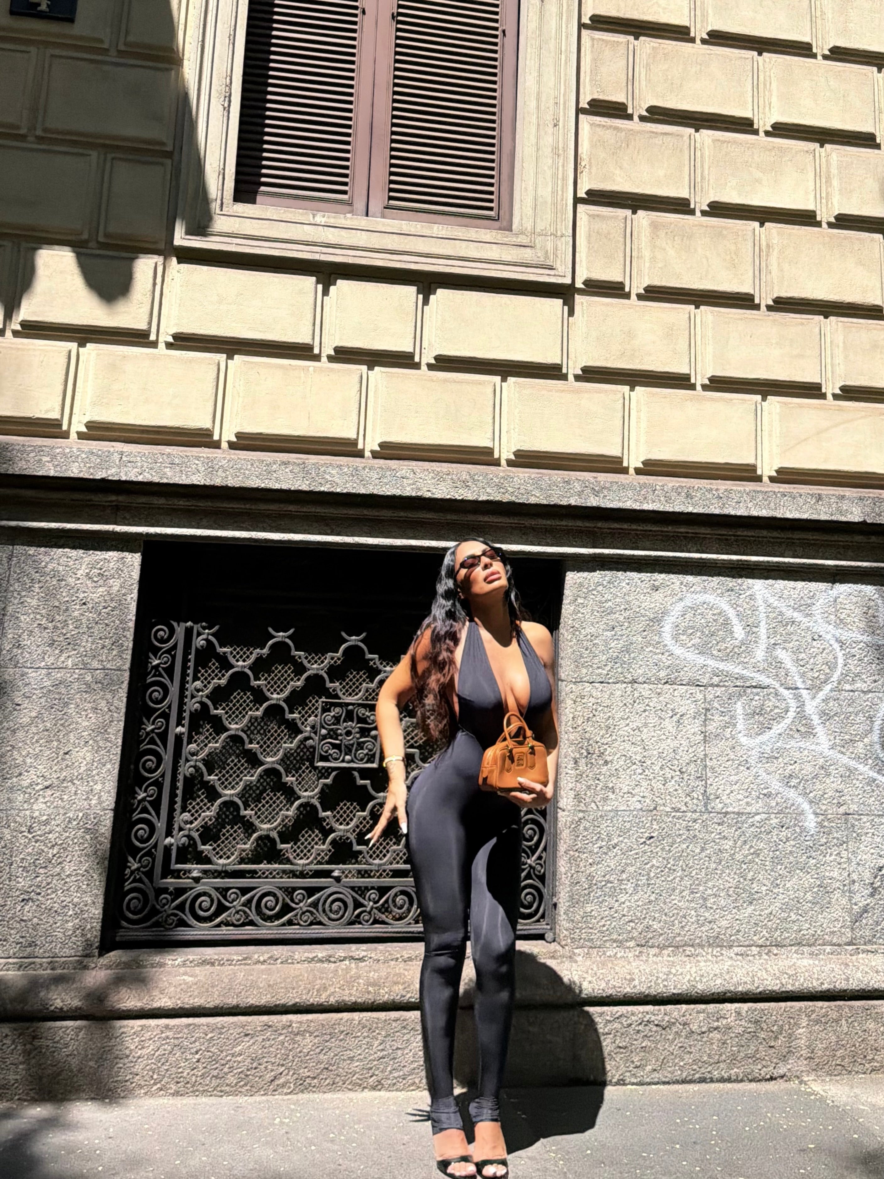 sculpt jumpsuit nero