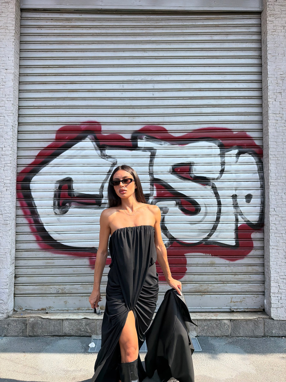 draped dress cut