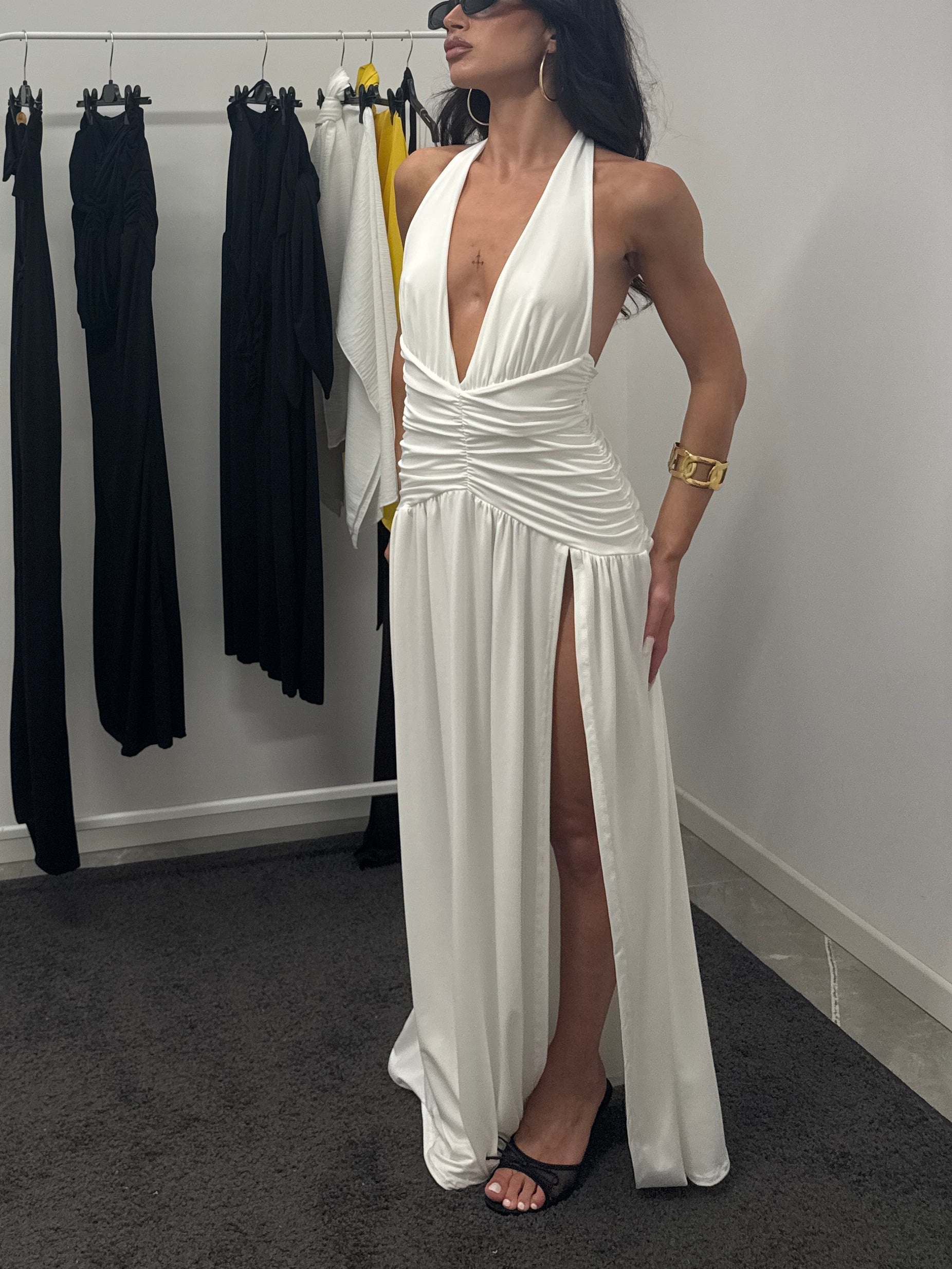 Dress pence white