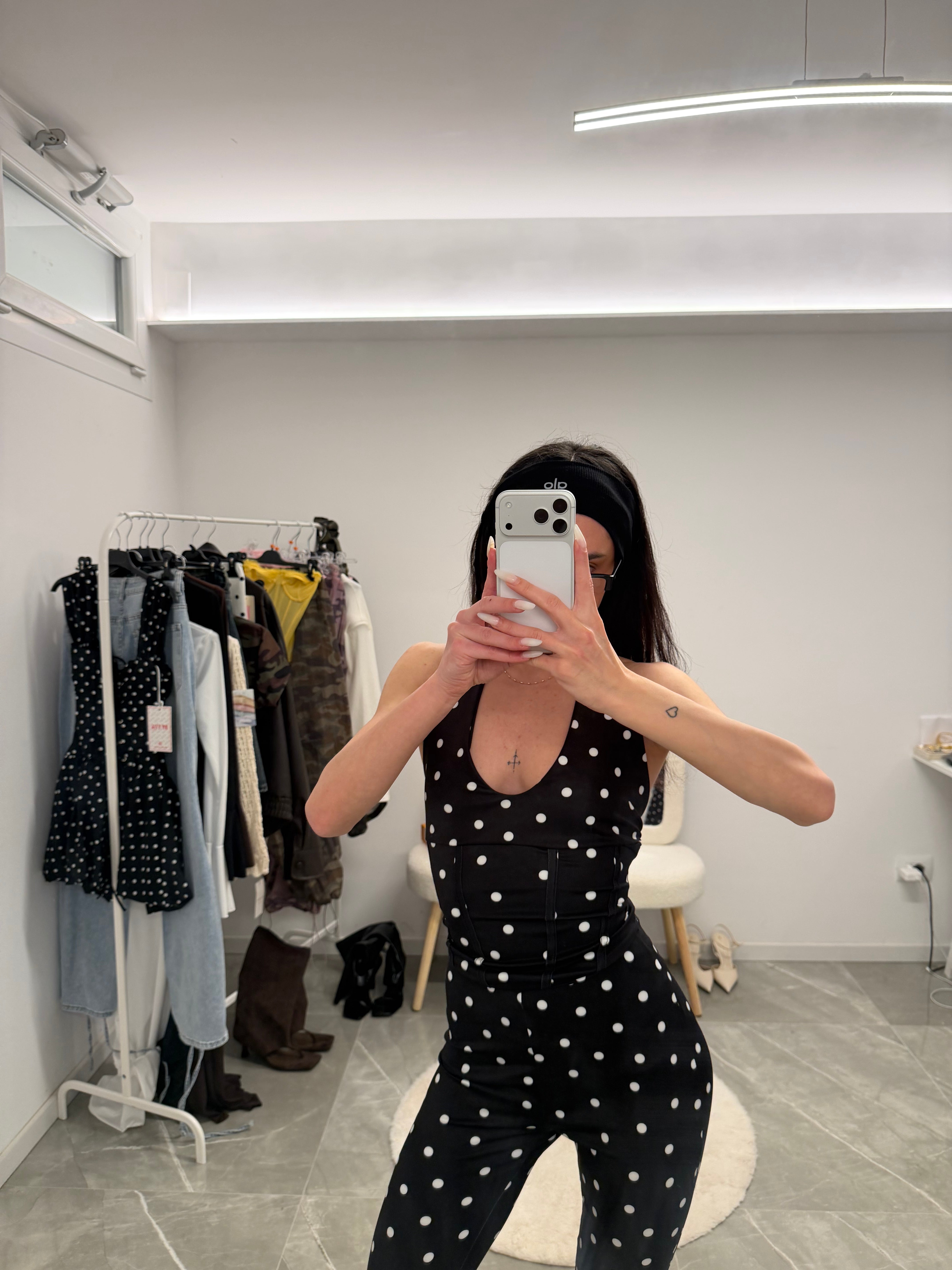 coordinato dot capri