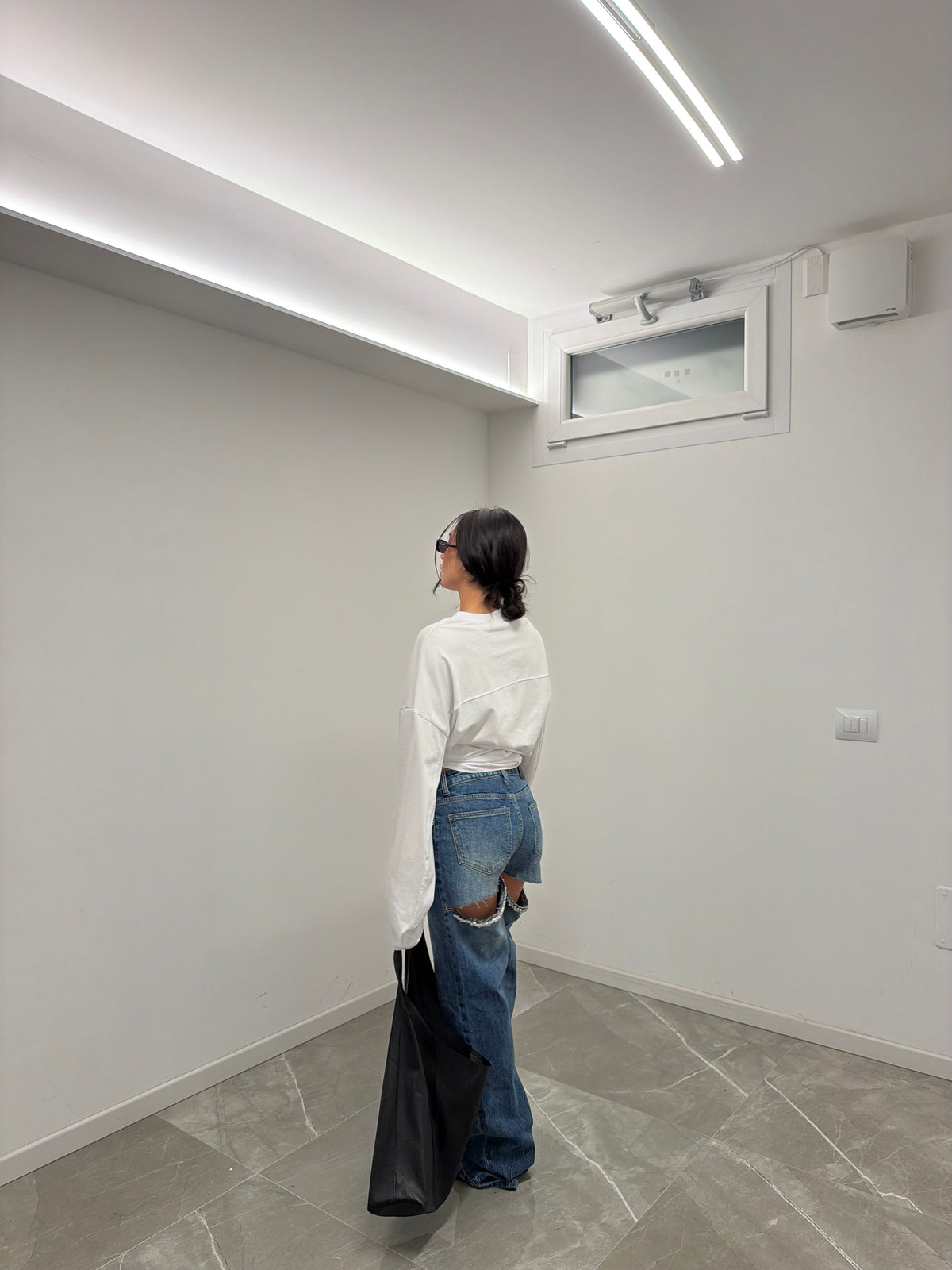 jeans denim cropped
