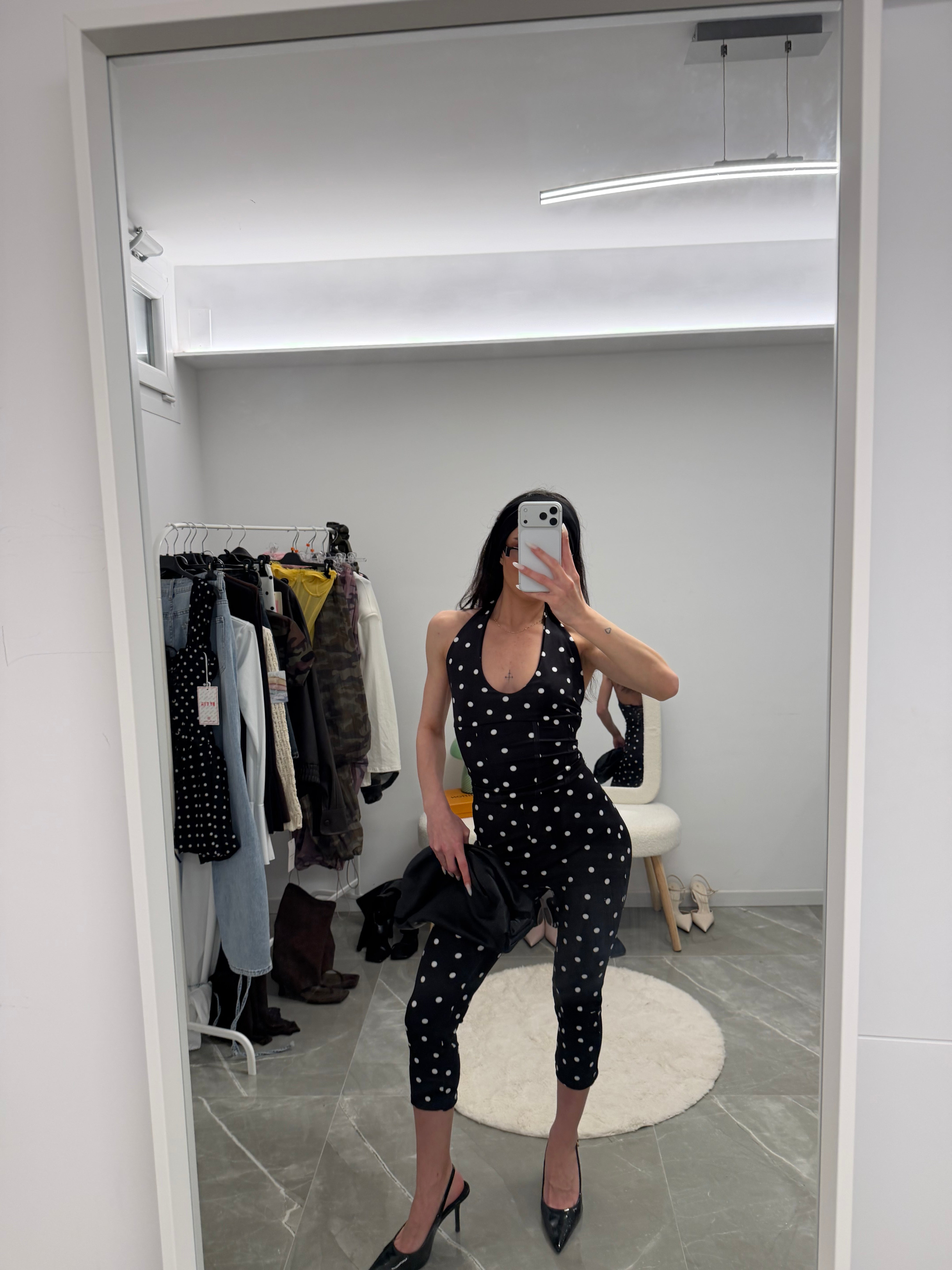 coordinato dot capri