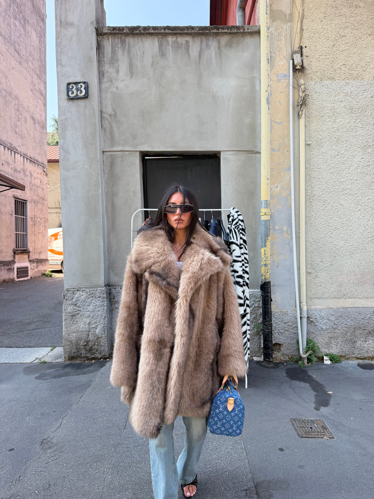 honey maxi fur