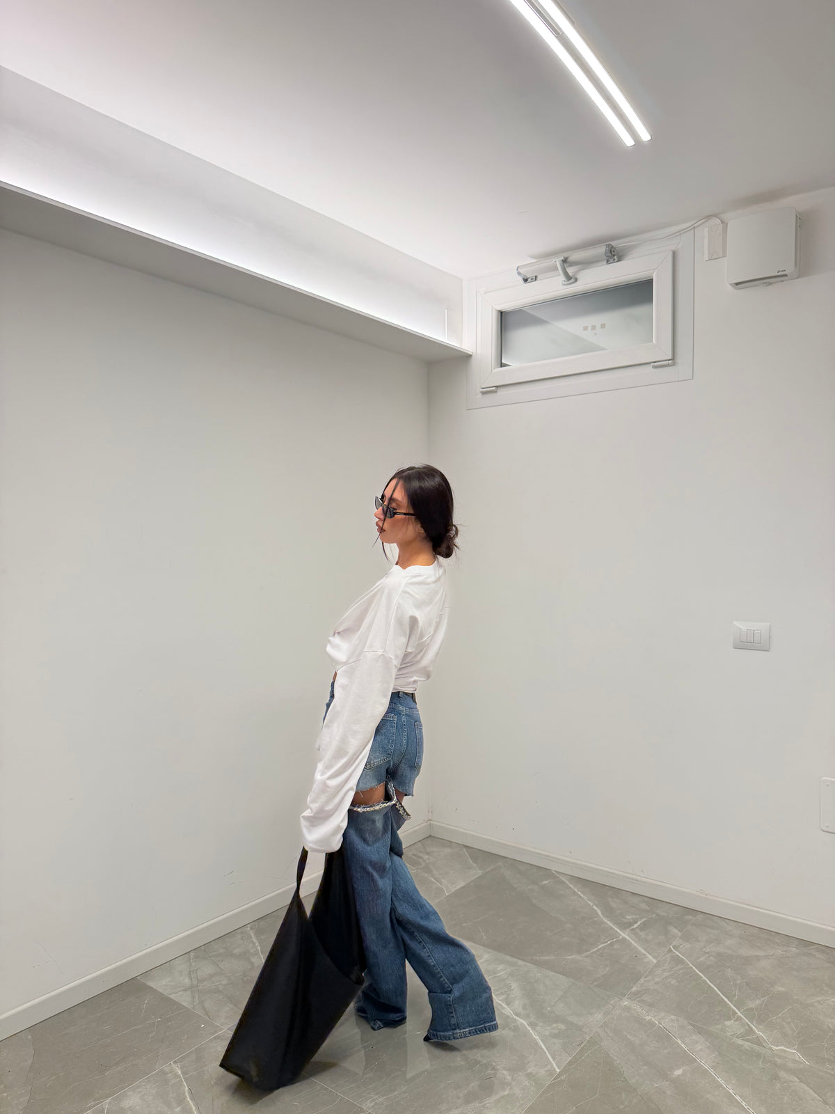 jeans denim cropped
