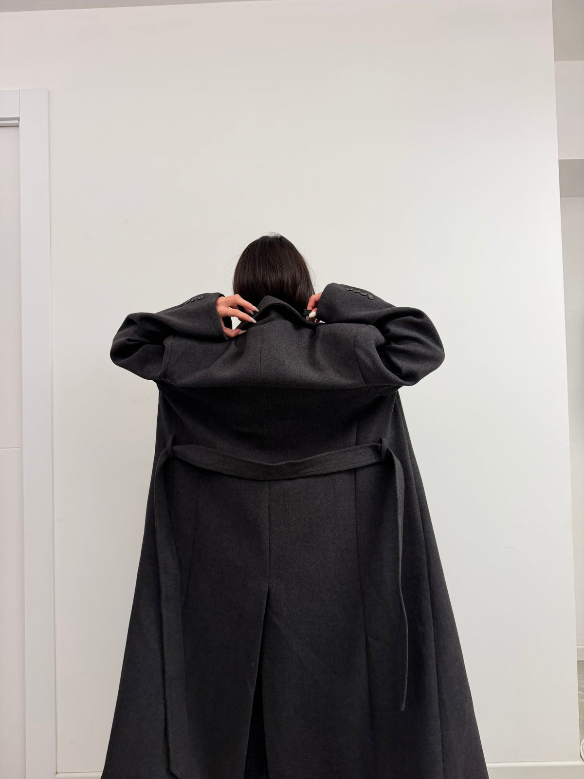 Maxi grey coat