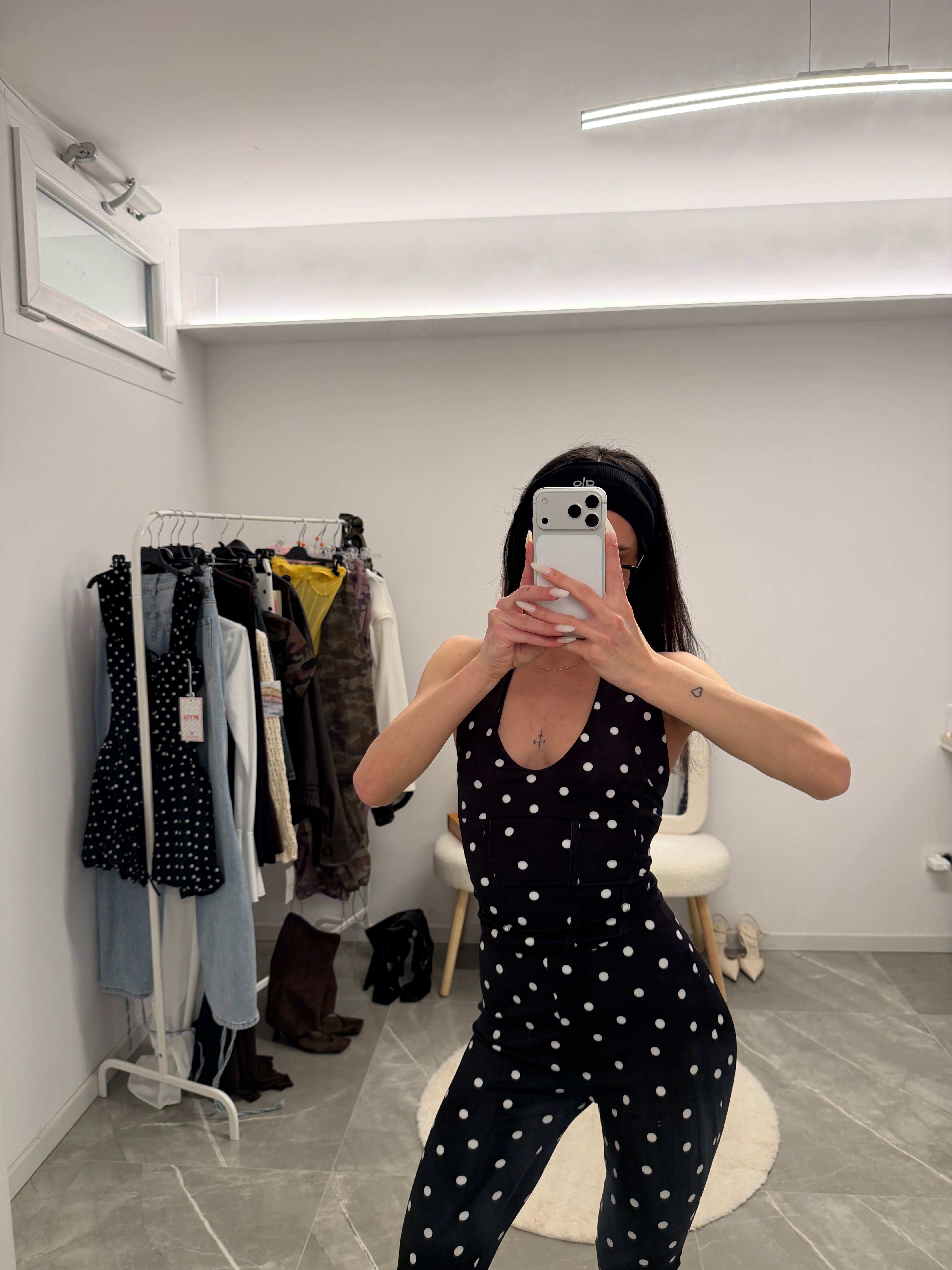 coordinato dot capri