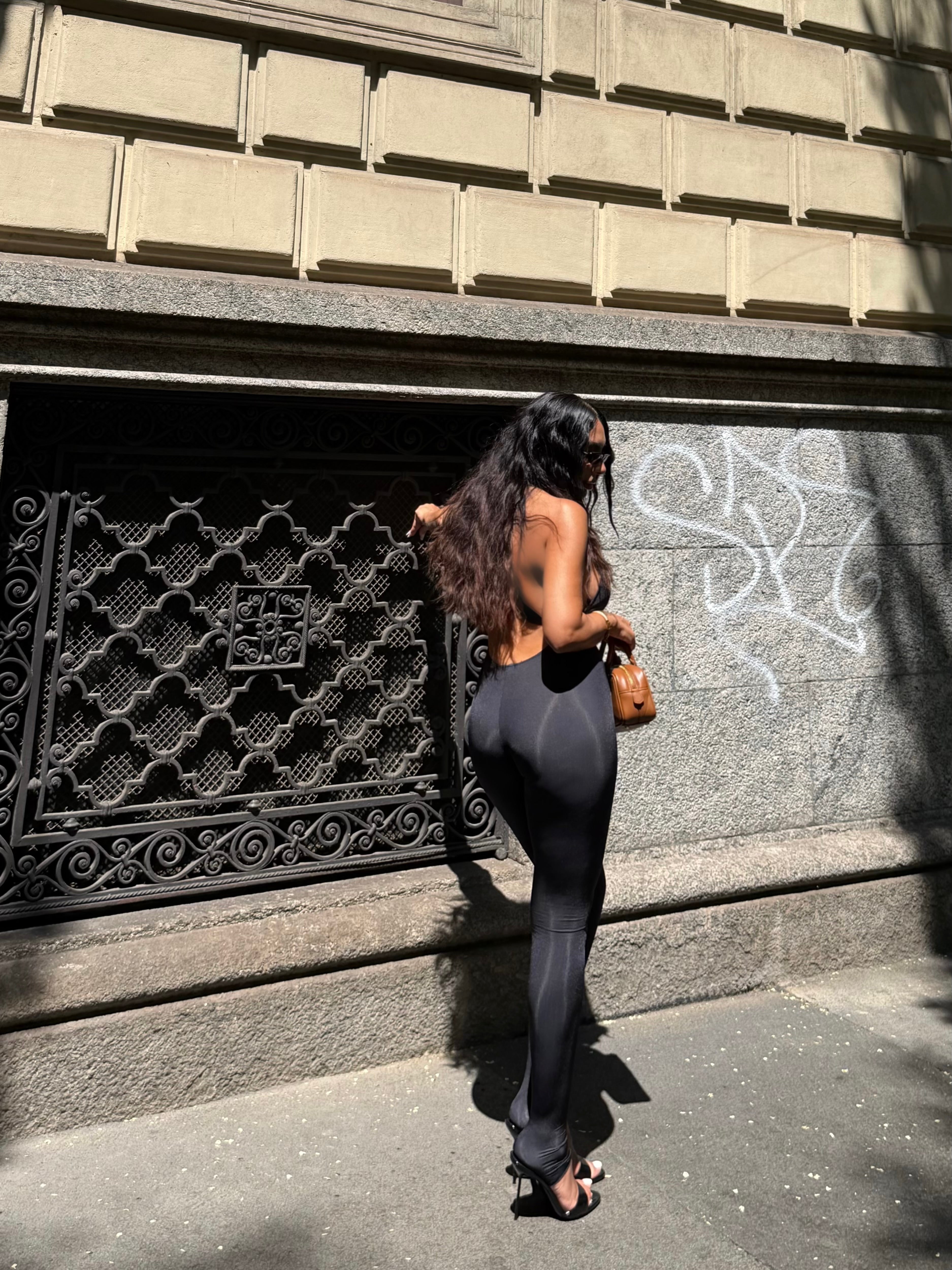sculpt jumpsuit nero