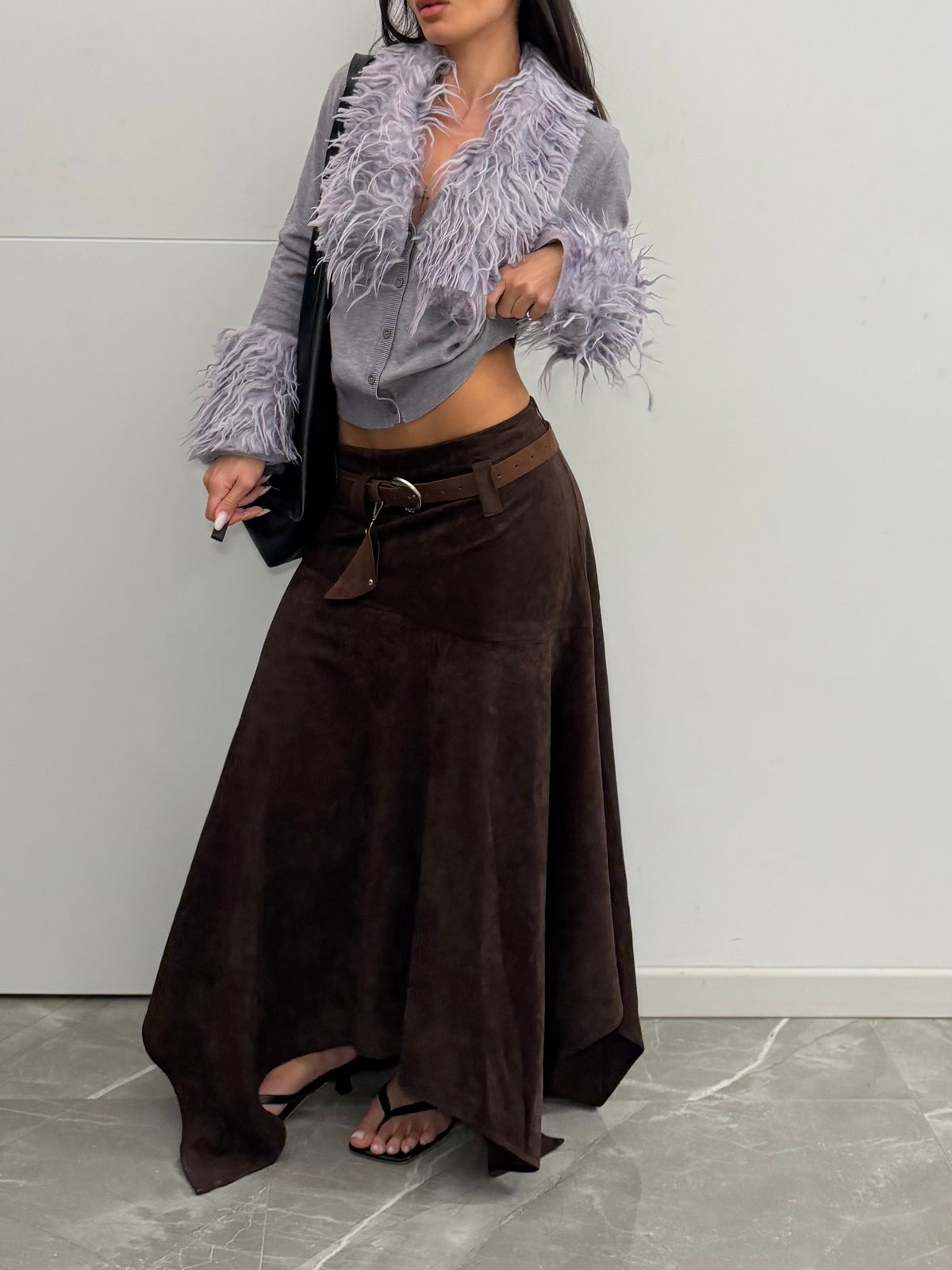 Boho cardigan grey