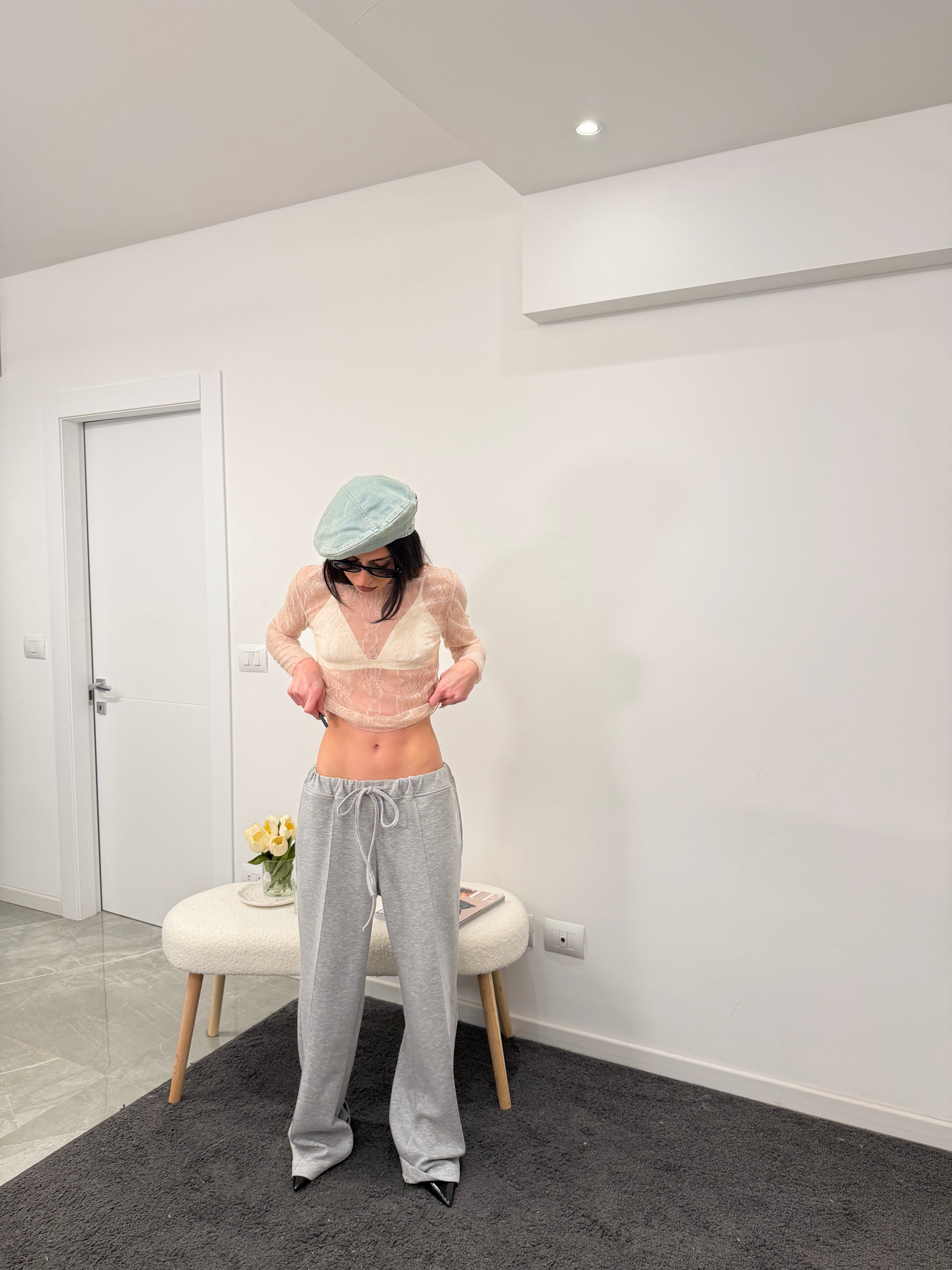 tuta oversize grey