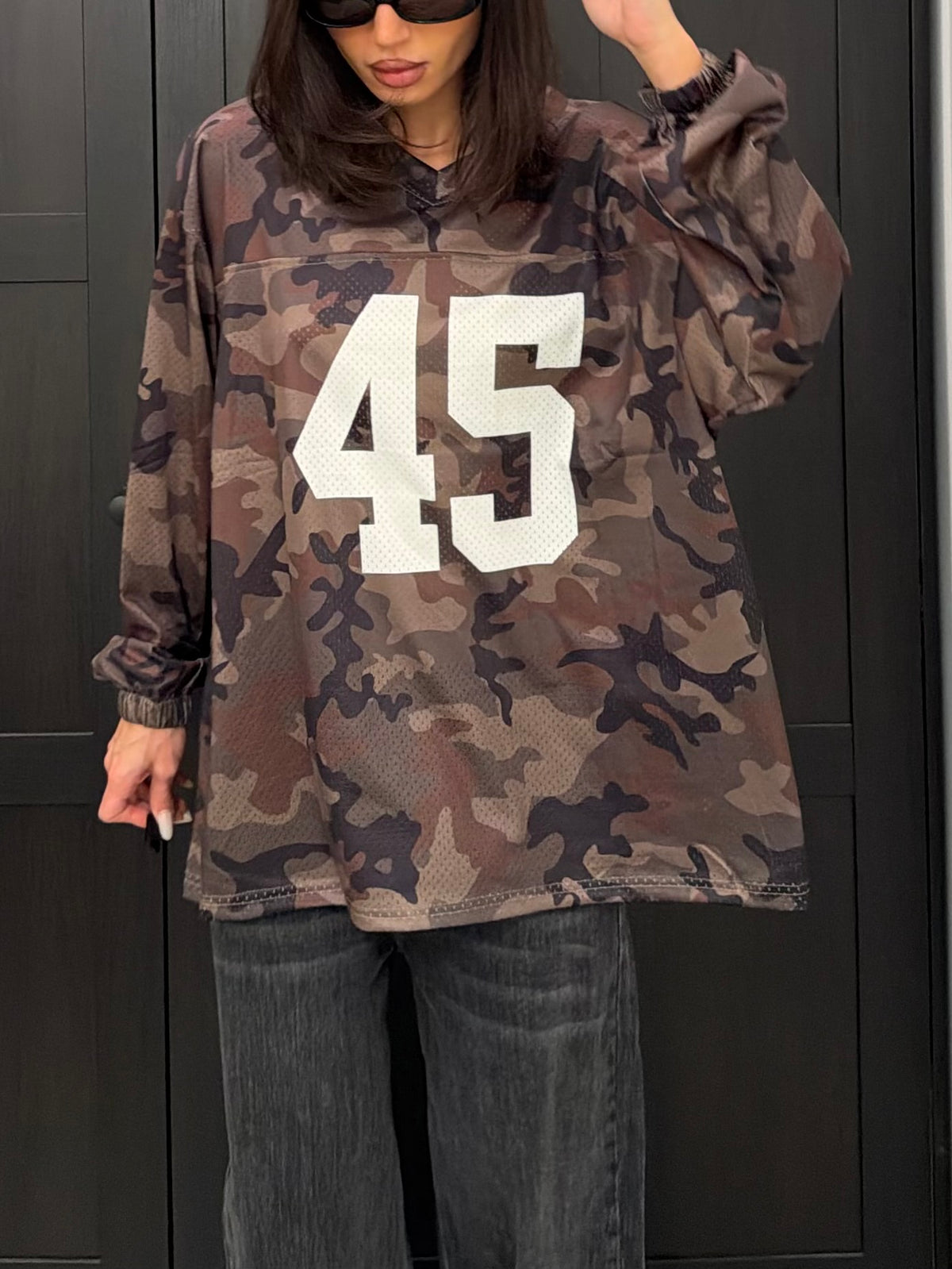 Maxi maglia 45 camo