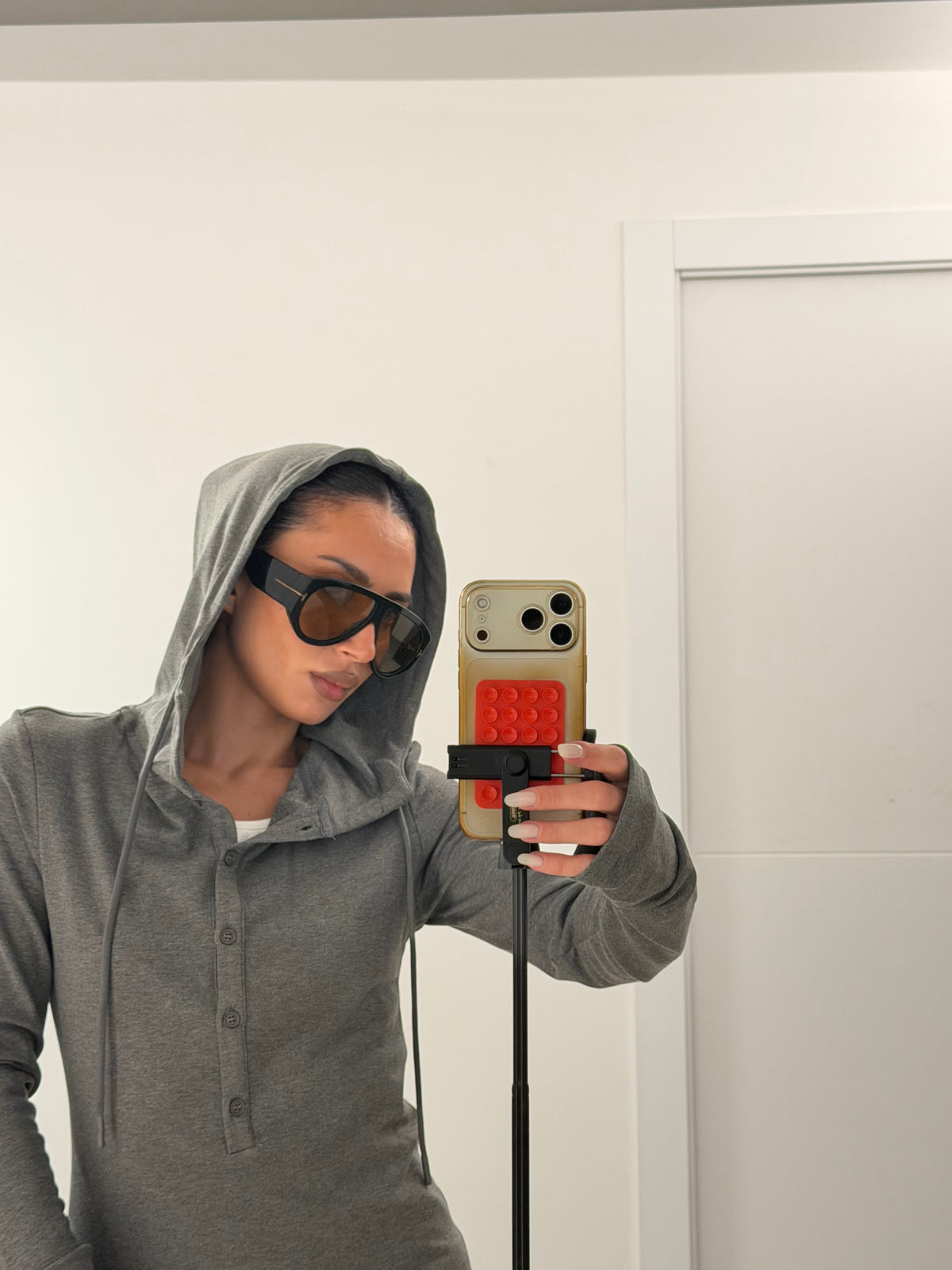 hoodie t-shirt grey