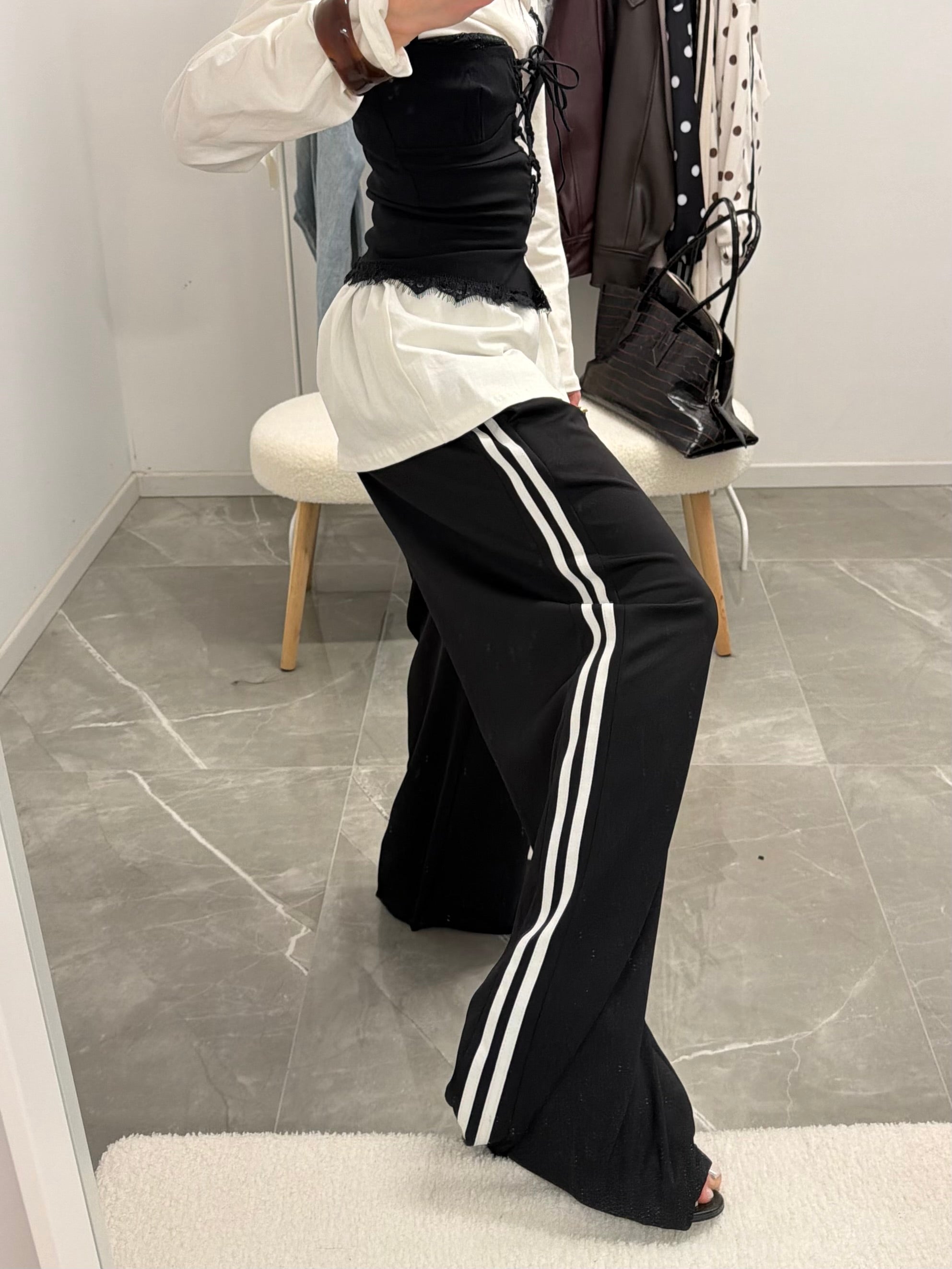 tuta lines black