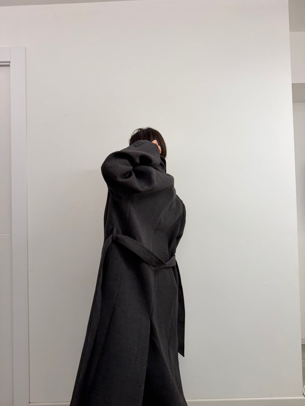 Maxi grey coat