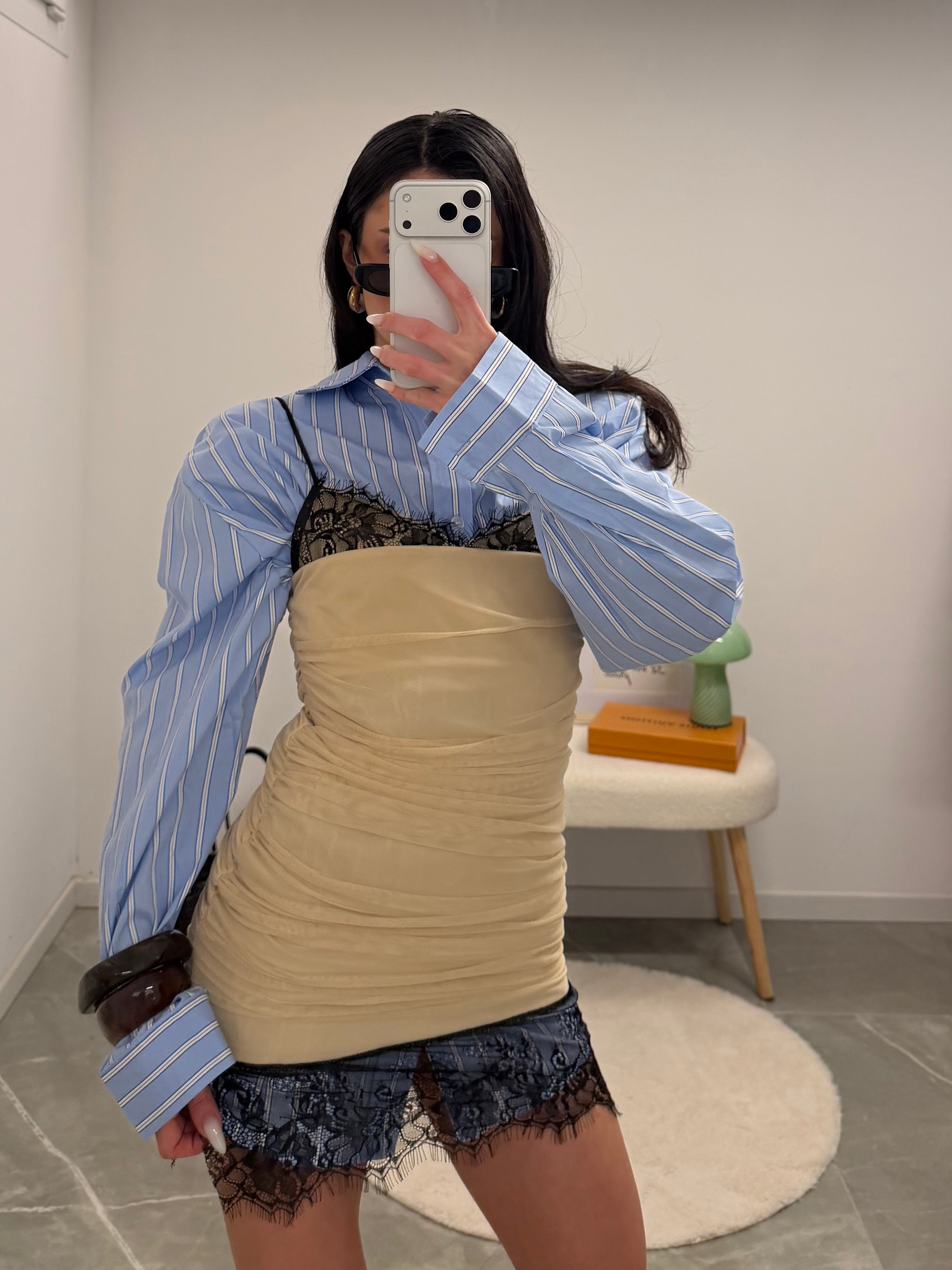 Draped dress