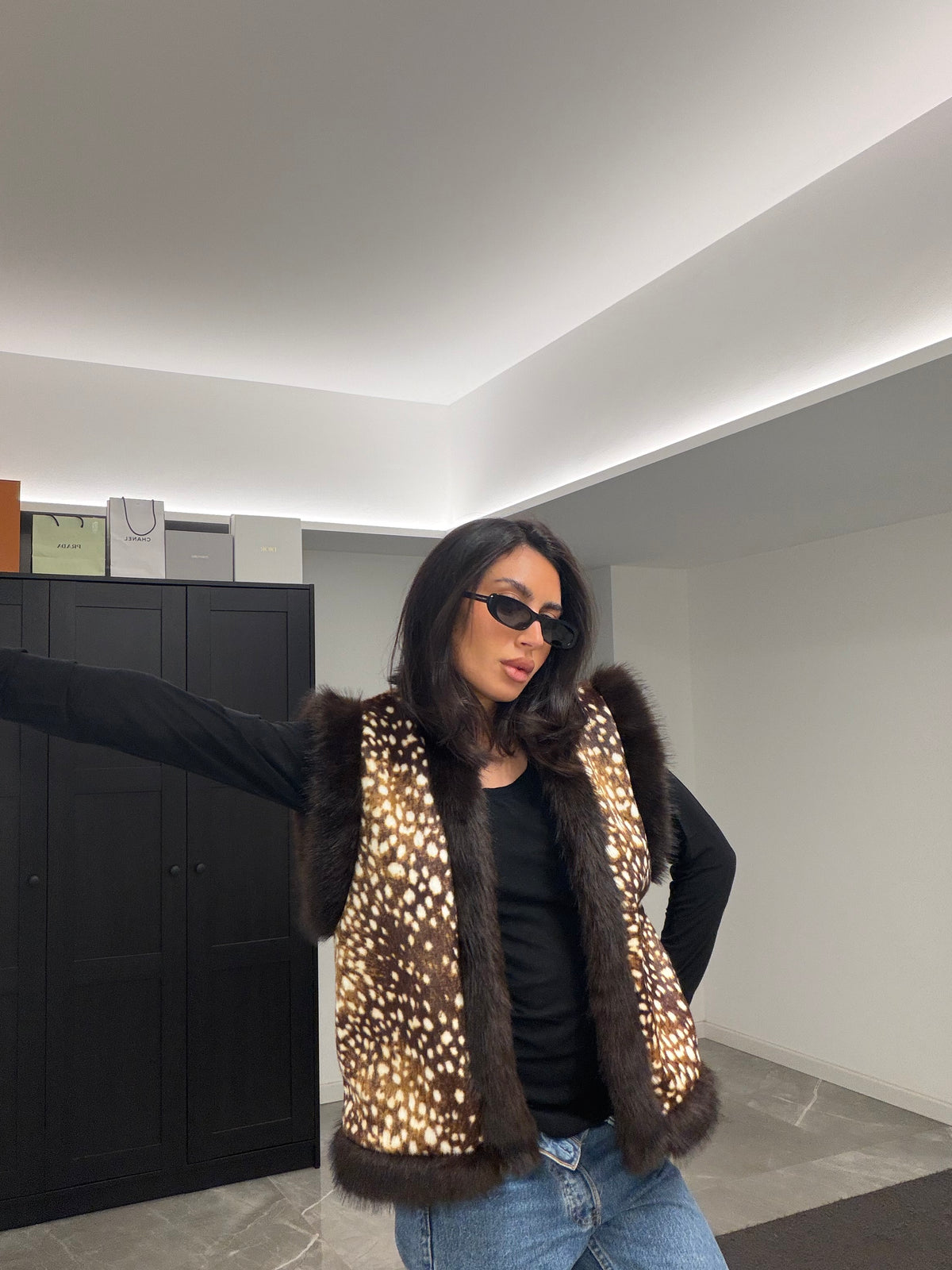 Bambi Gilet smanicato
