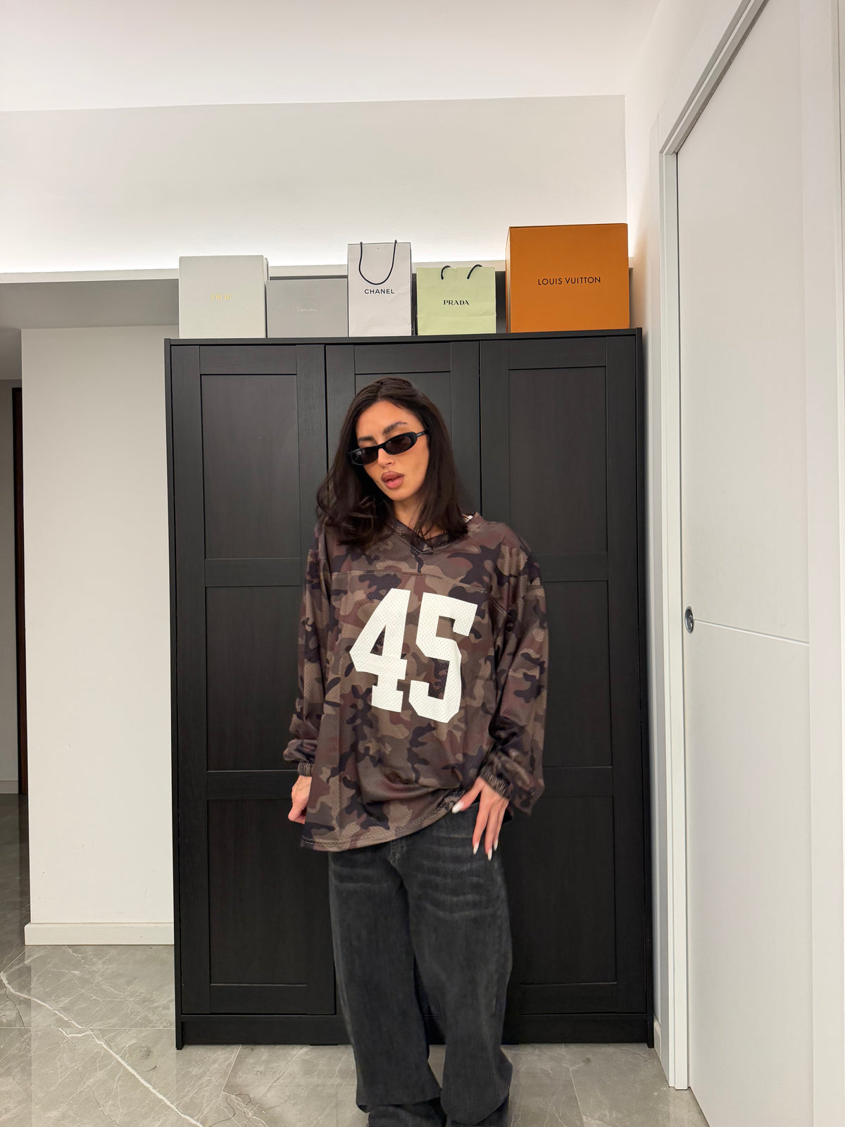 Maxi maglia 45 camo