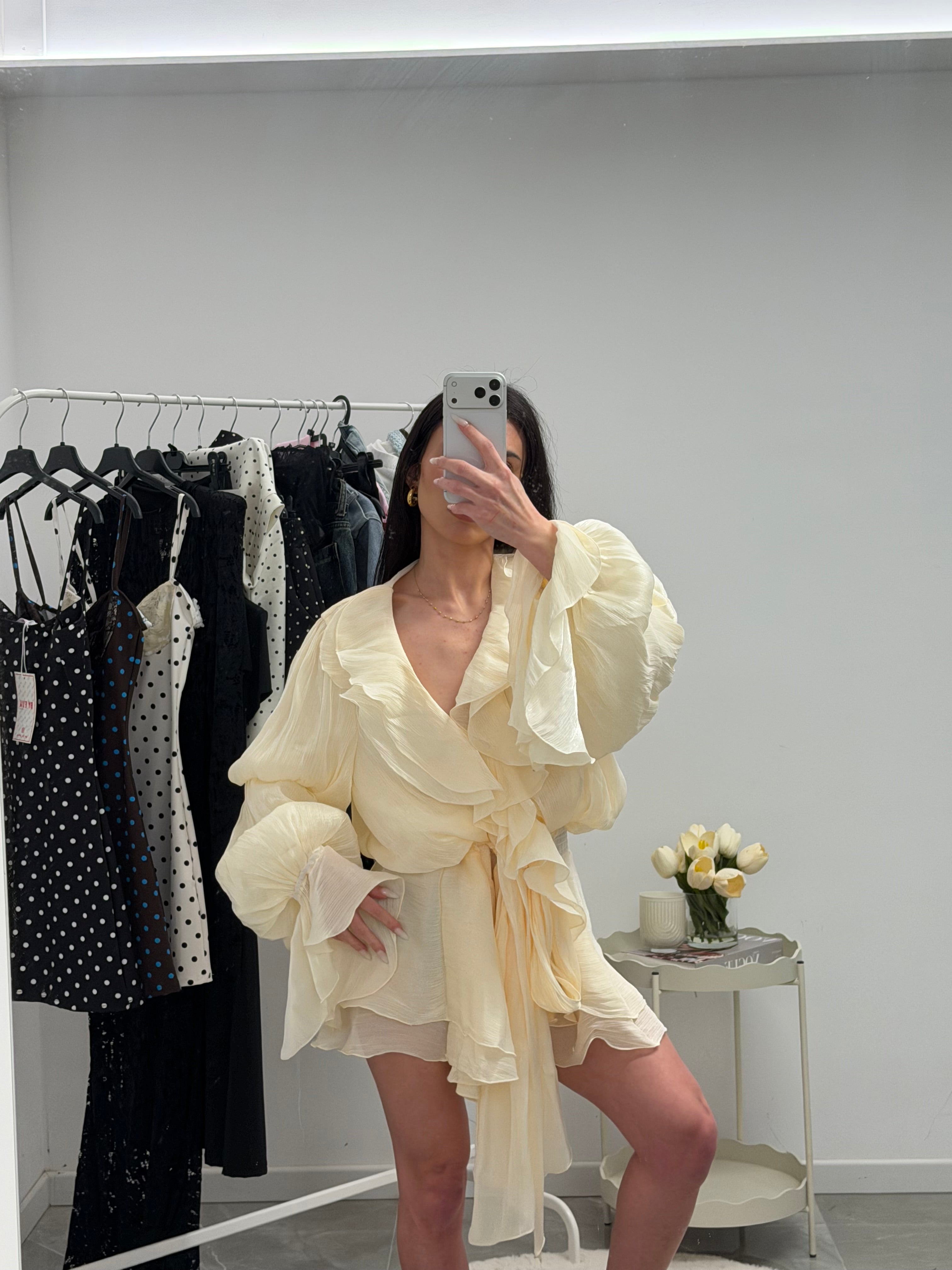Dress ruffles mini