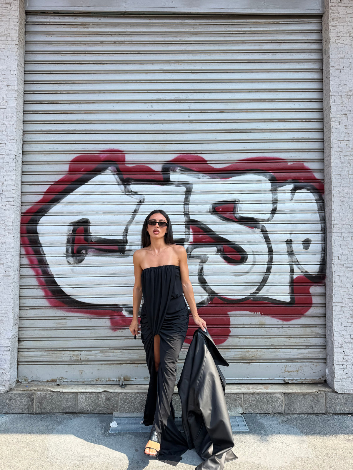 draped dress cut