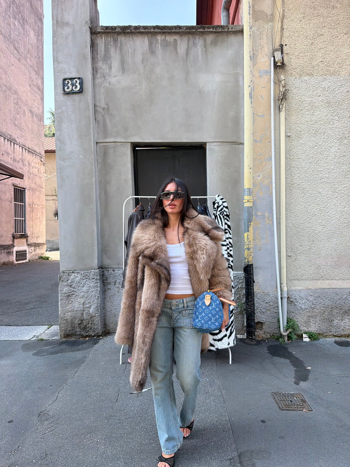 honey maxi fur