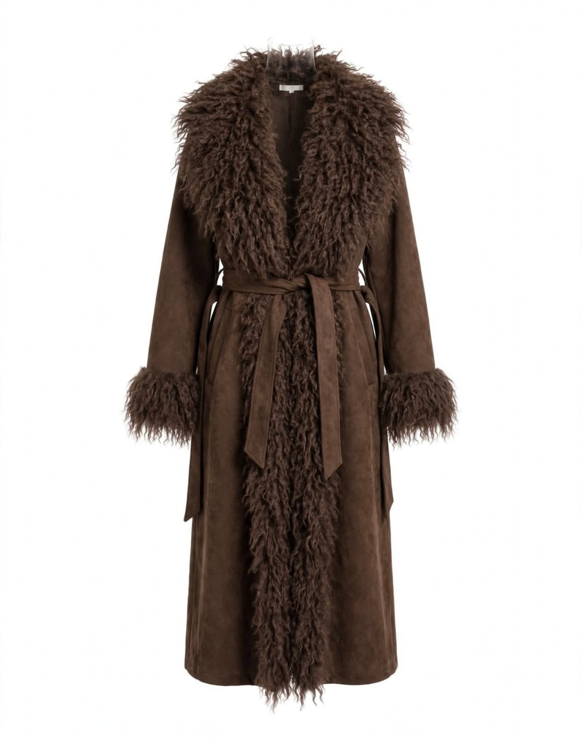 Manteau Suede Mongolia Coat Brown