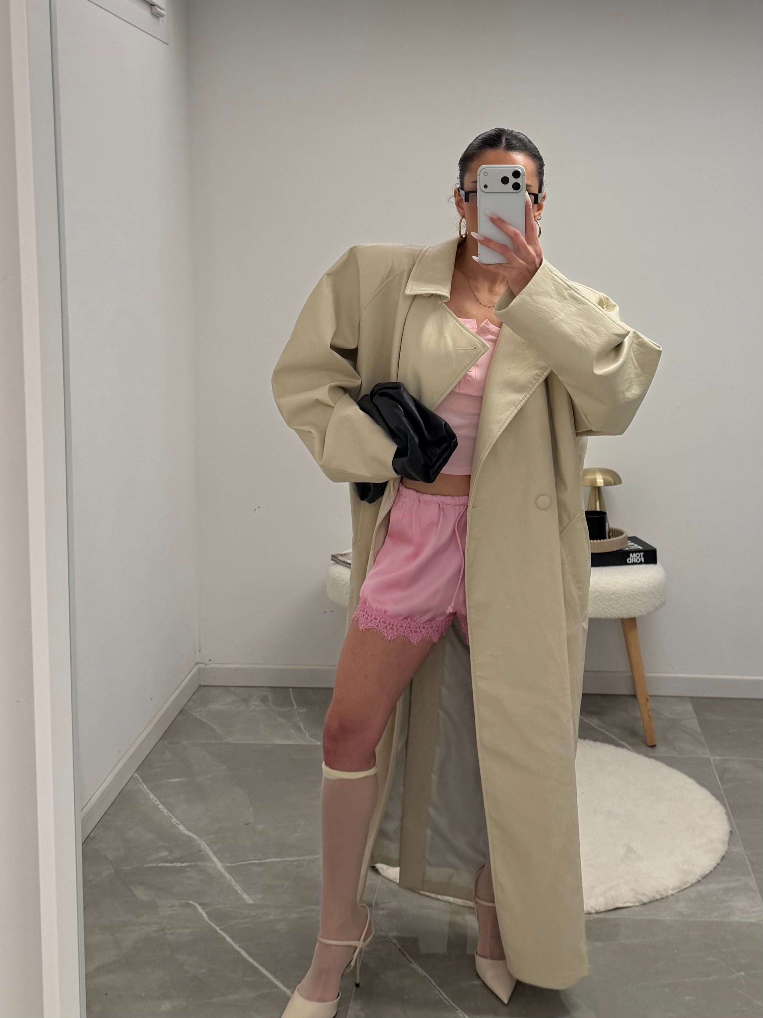 satin shorts
