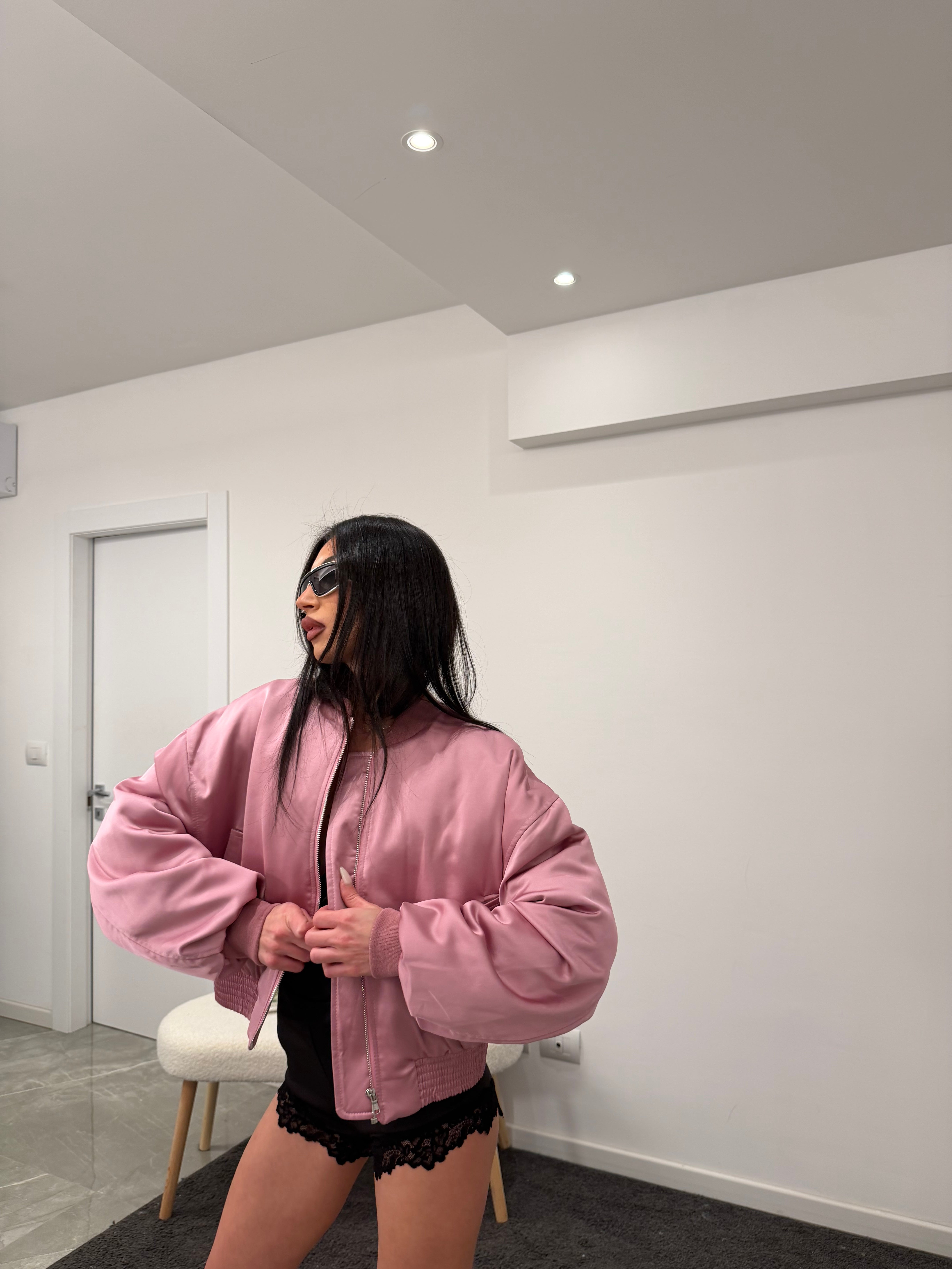 maxi bomber pink