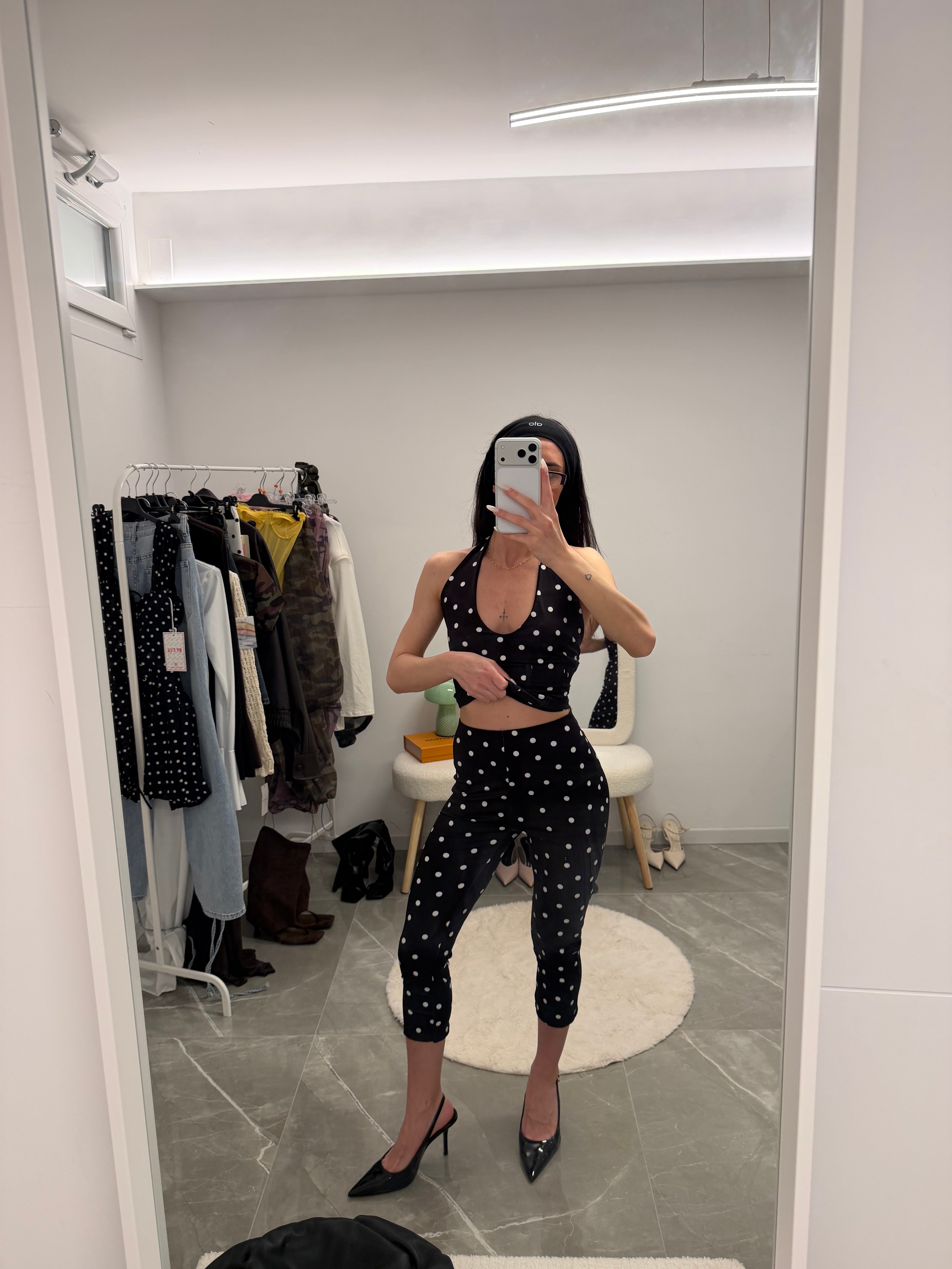 coordinato dot capri