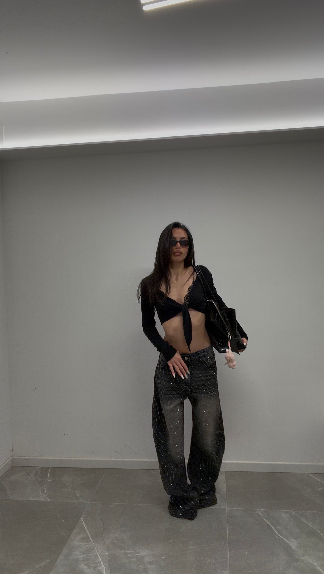 jeans spark black line