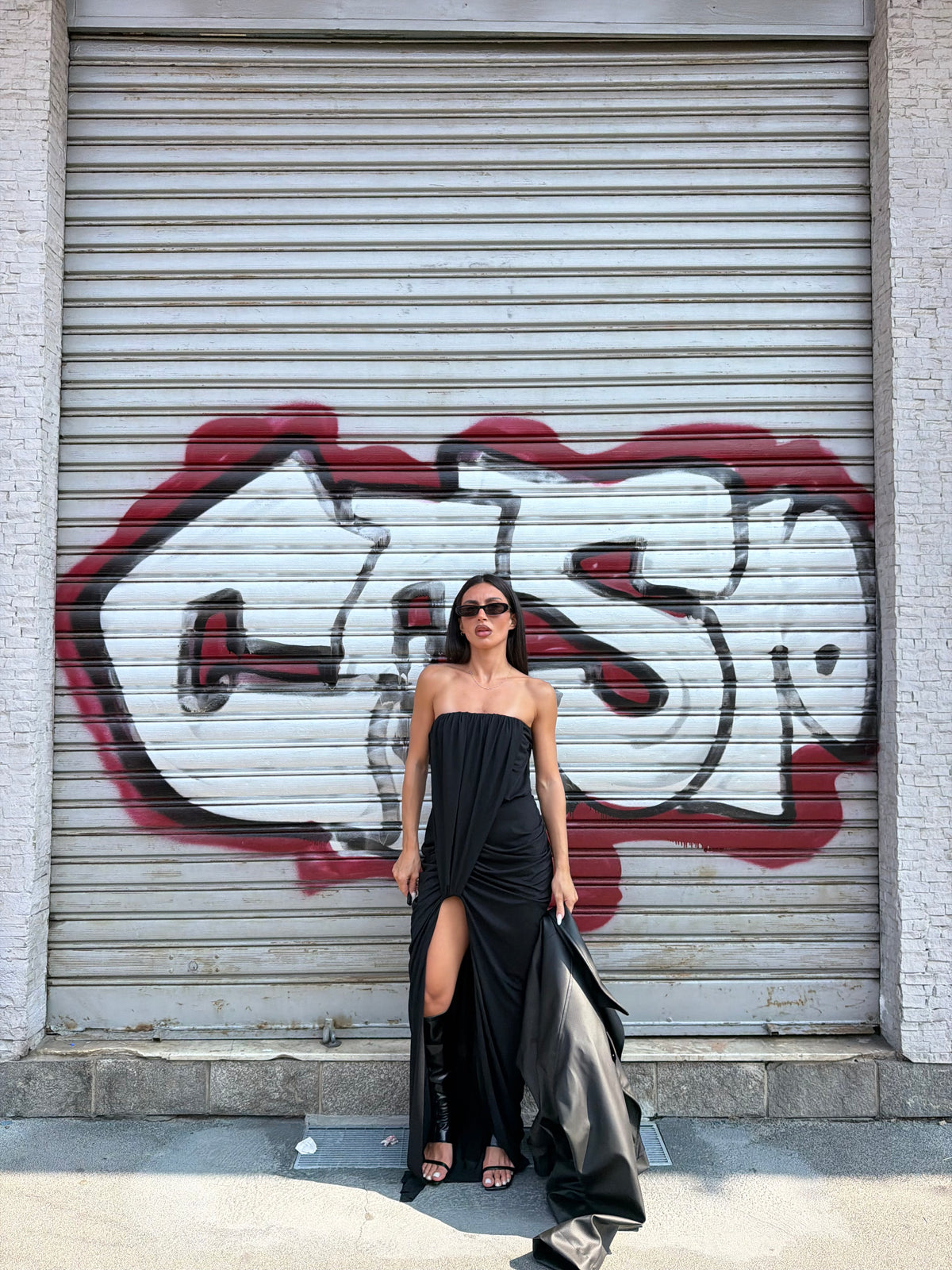draped dress cut