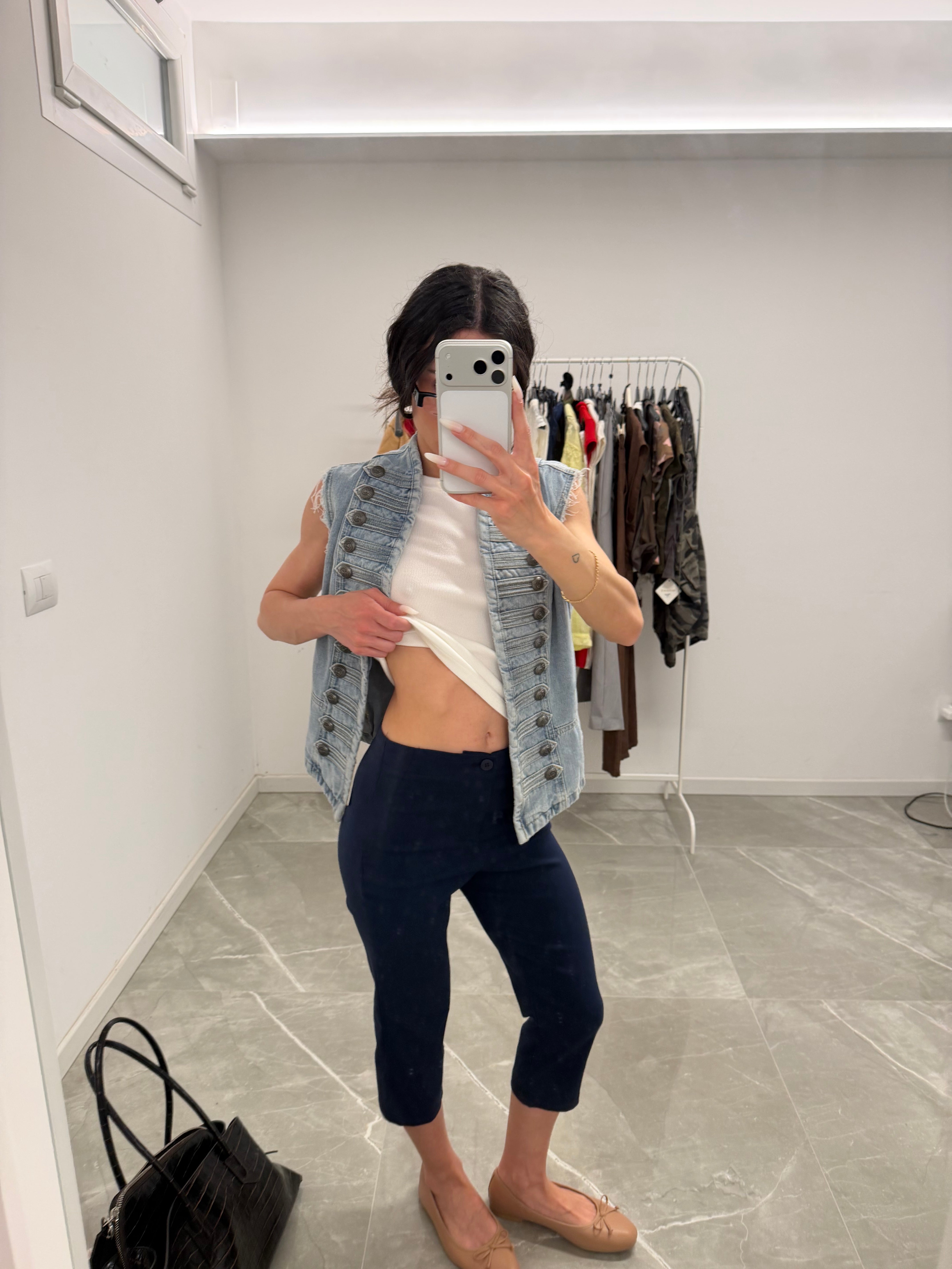 capri pants strutturato