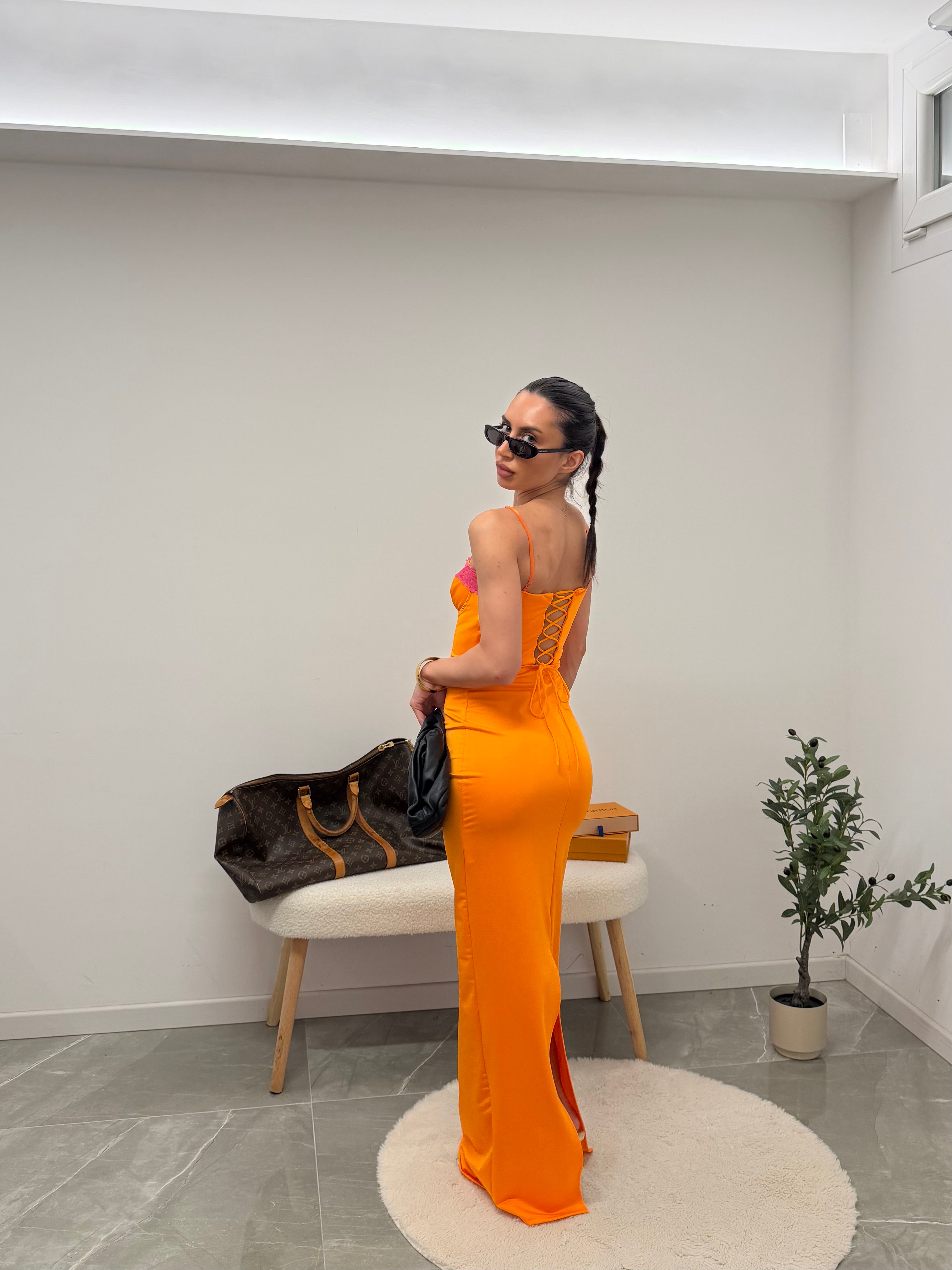 Tangerine Muse Dress orange
