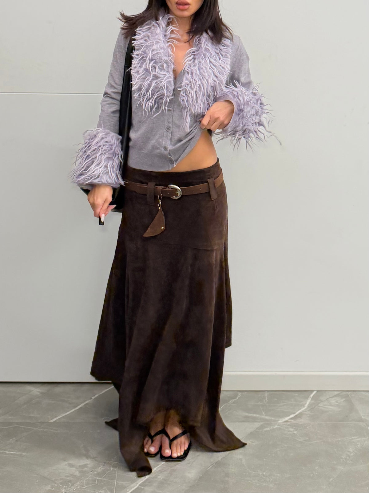 Suede Skirt
