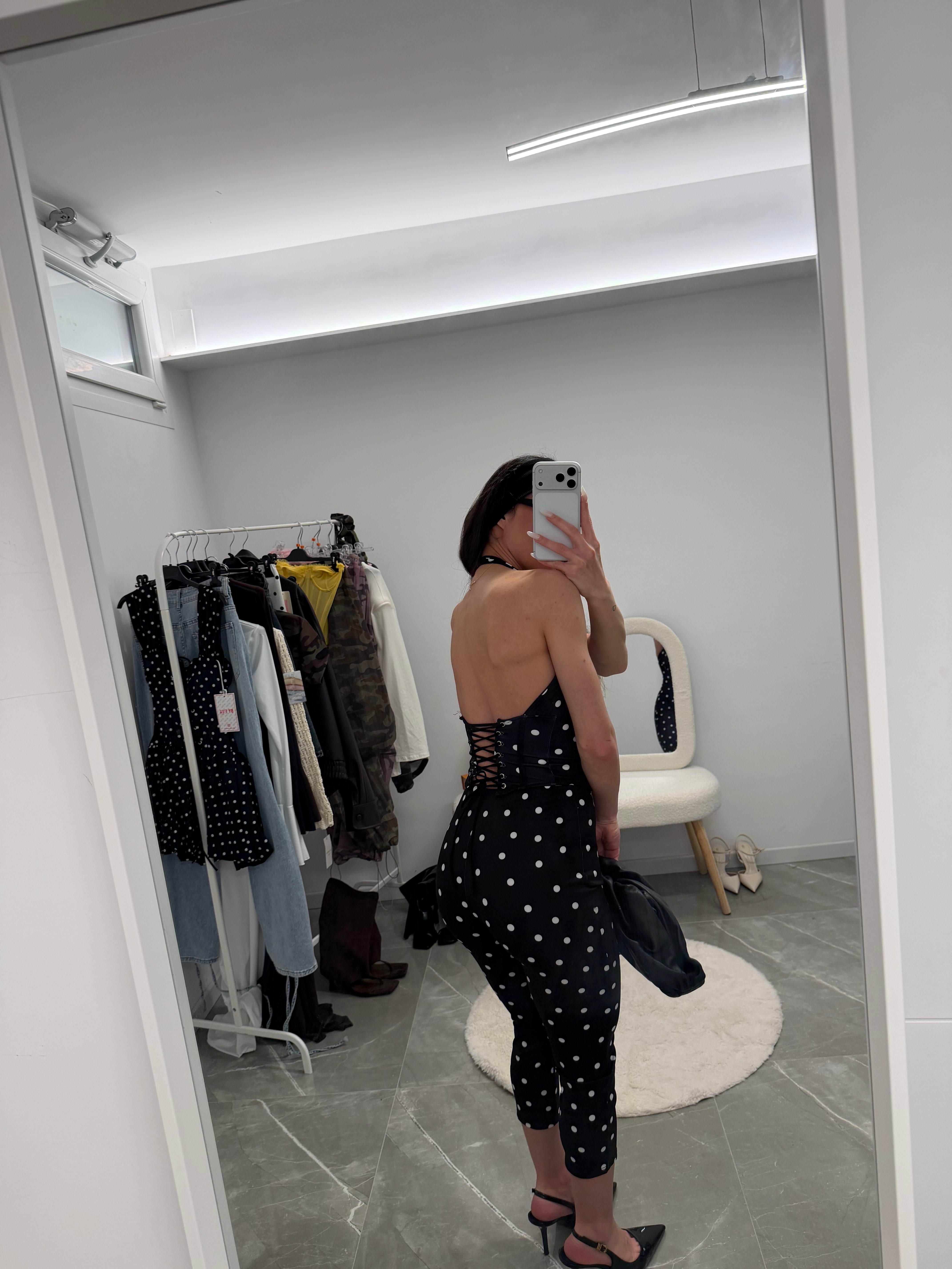 coordinato dot capri