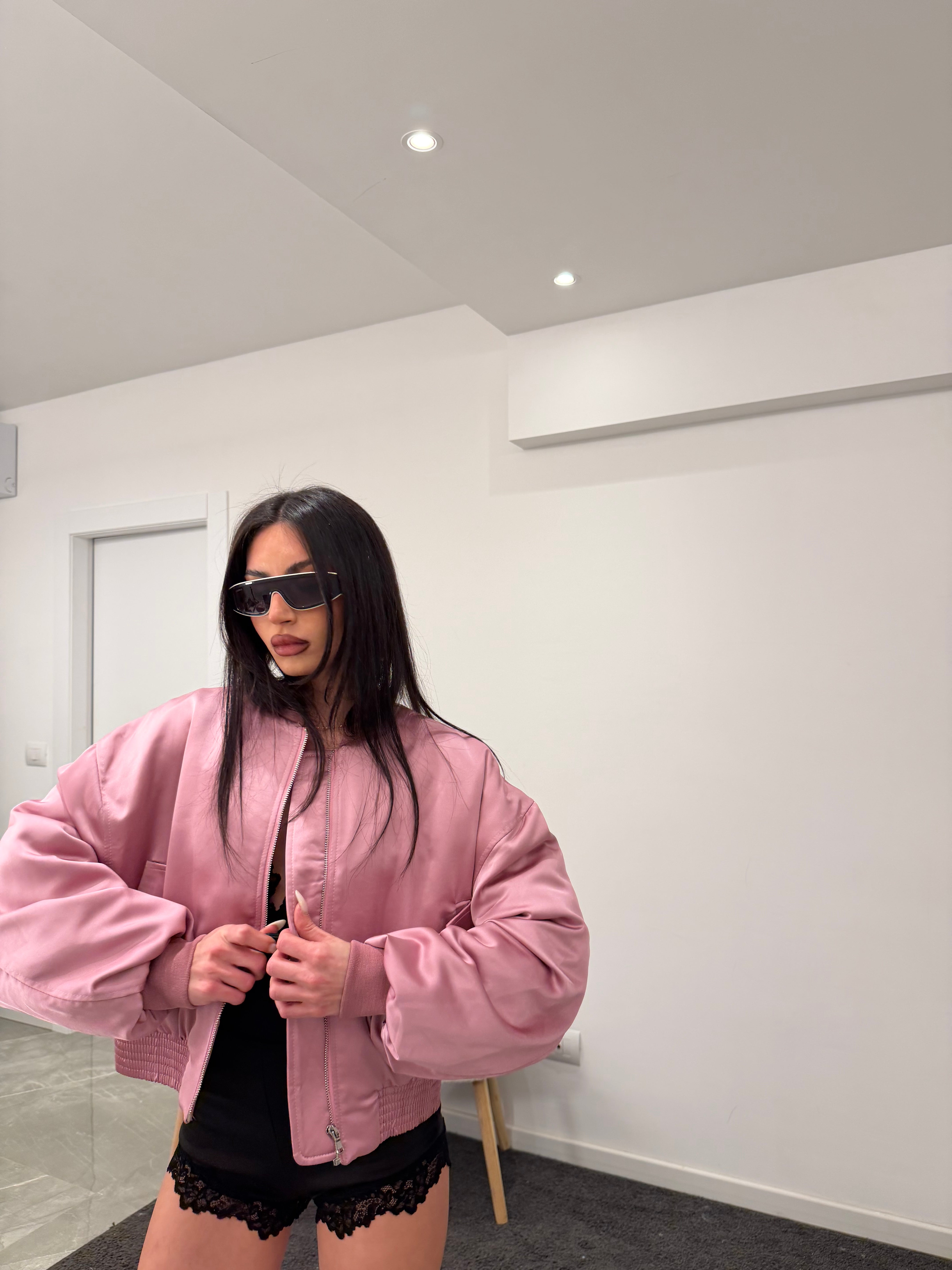 maxi bomber pink