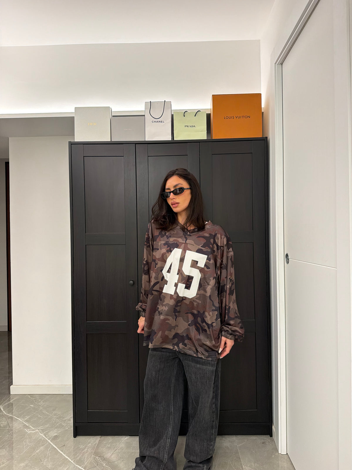 Maxi maglia 45 camo