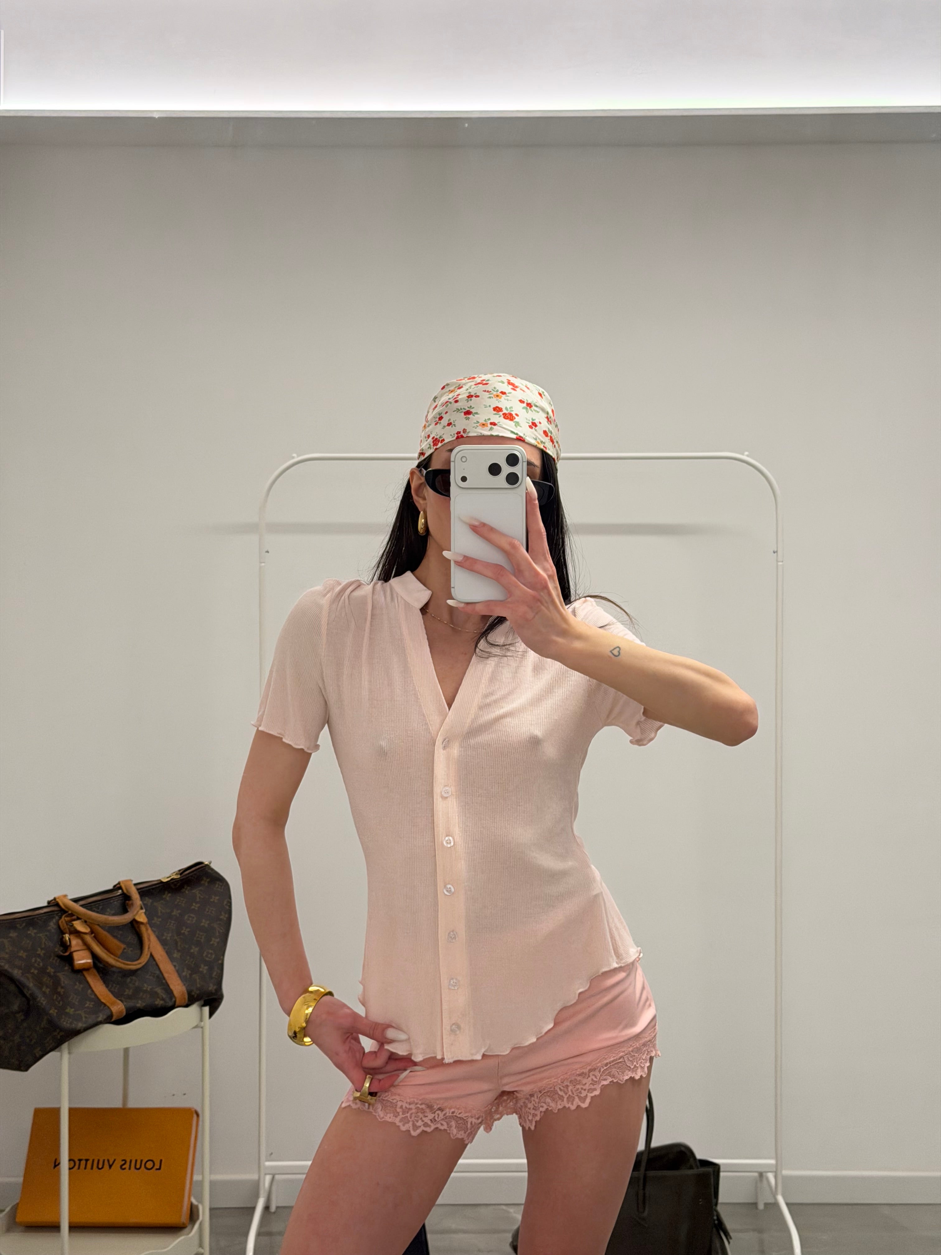 silk t-shirt
