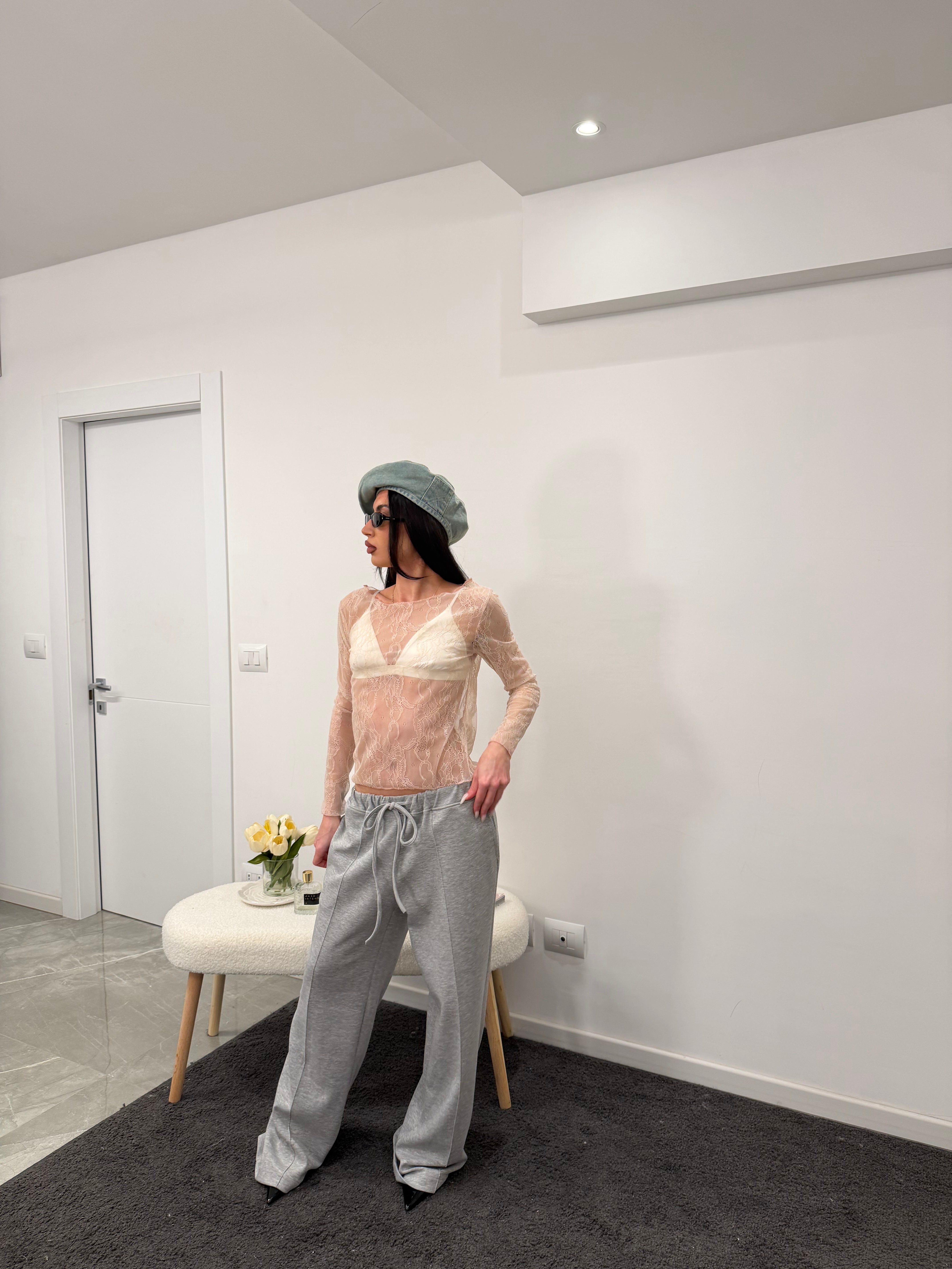 tuta oversize grey
