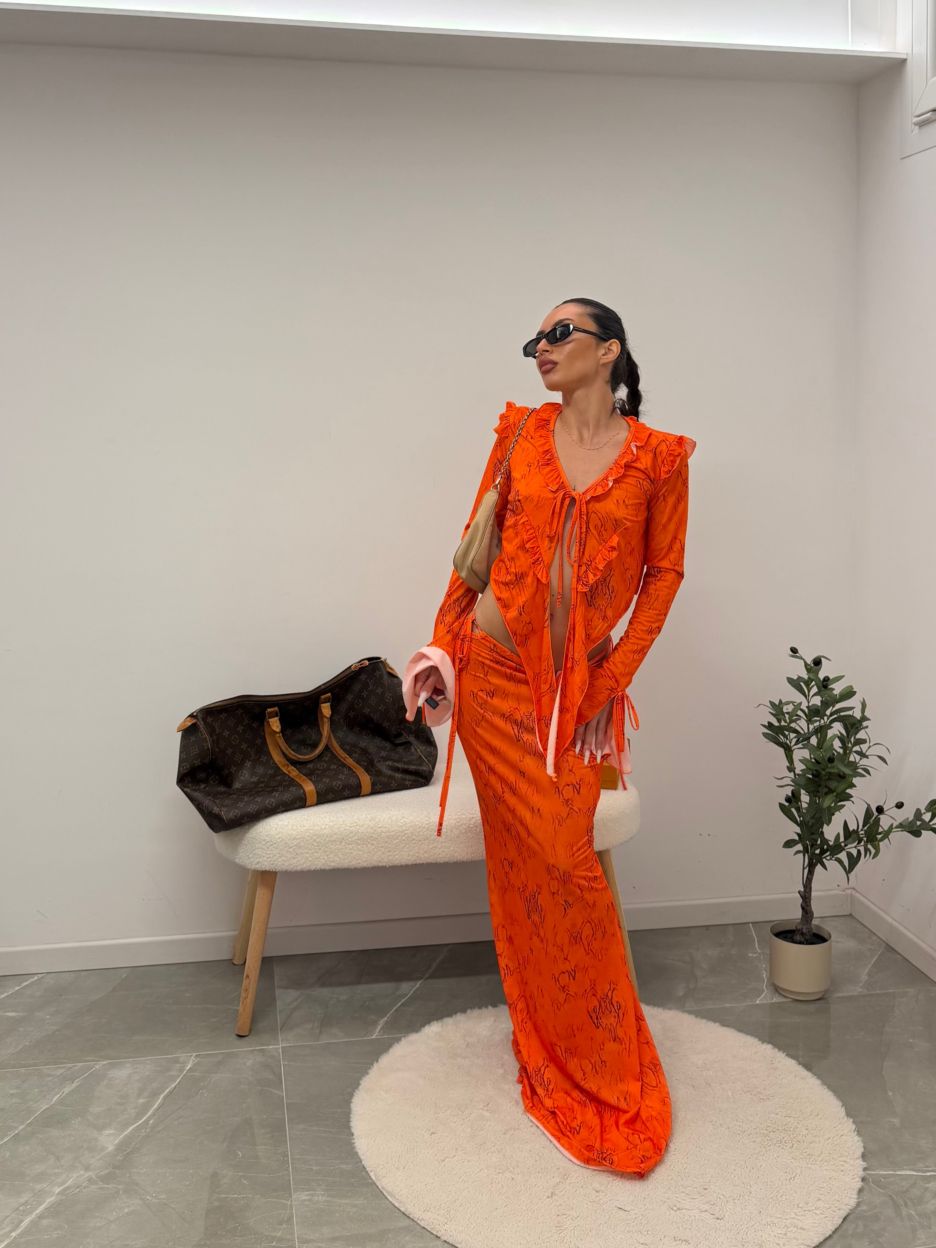 coordinato orange crush