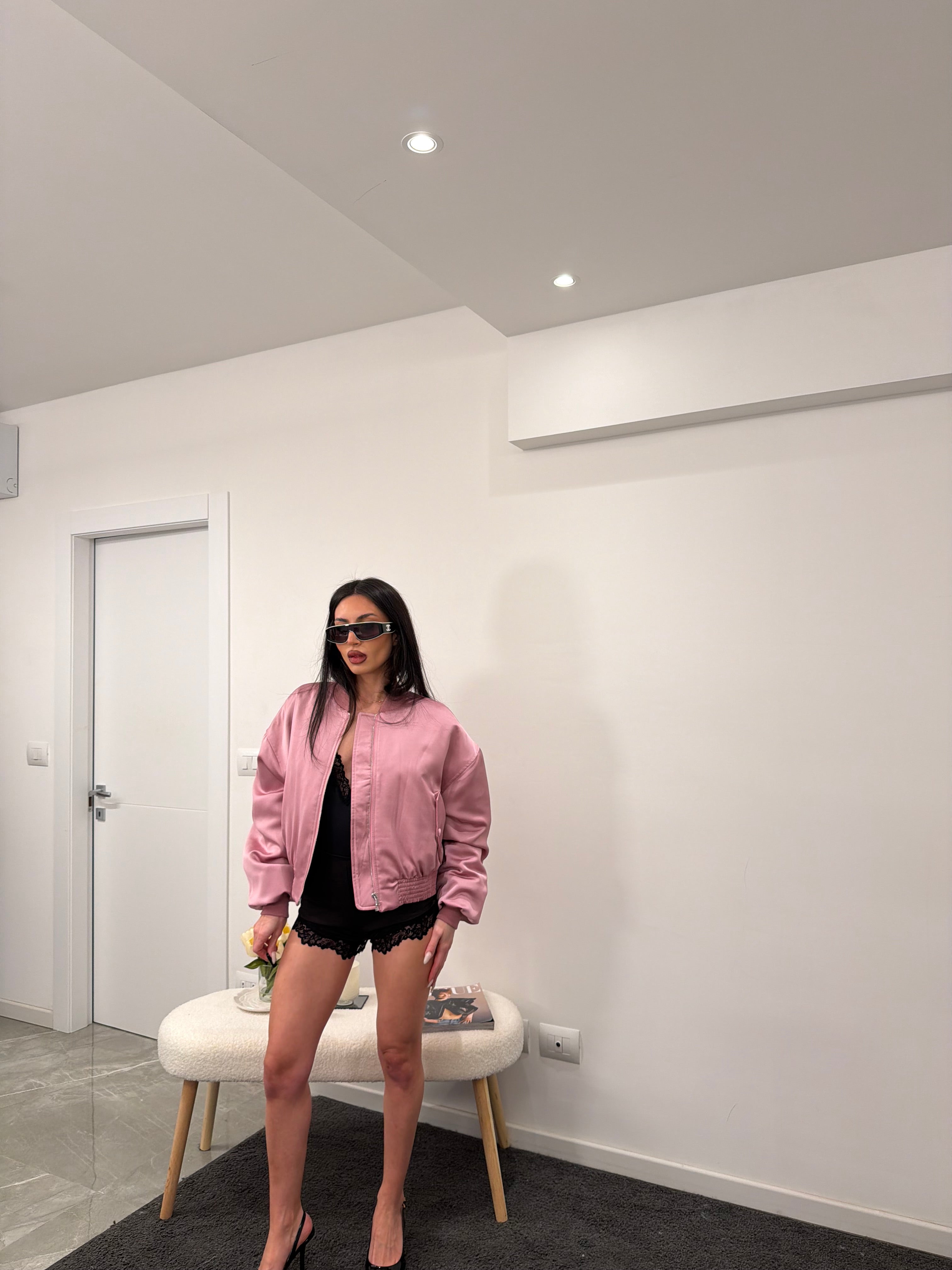 maxi bomber pink