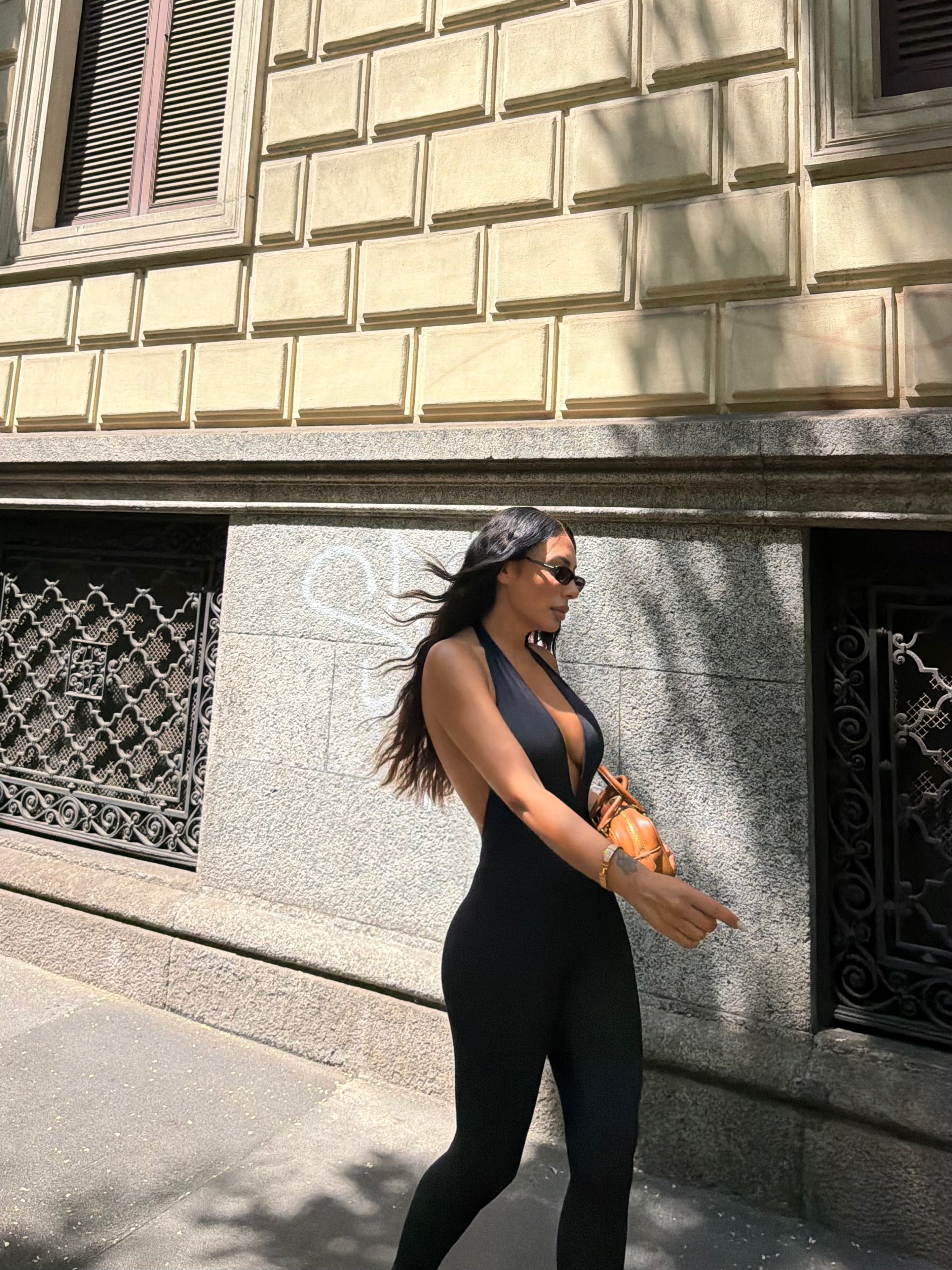 sculpt jumpsuit nero