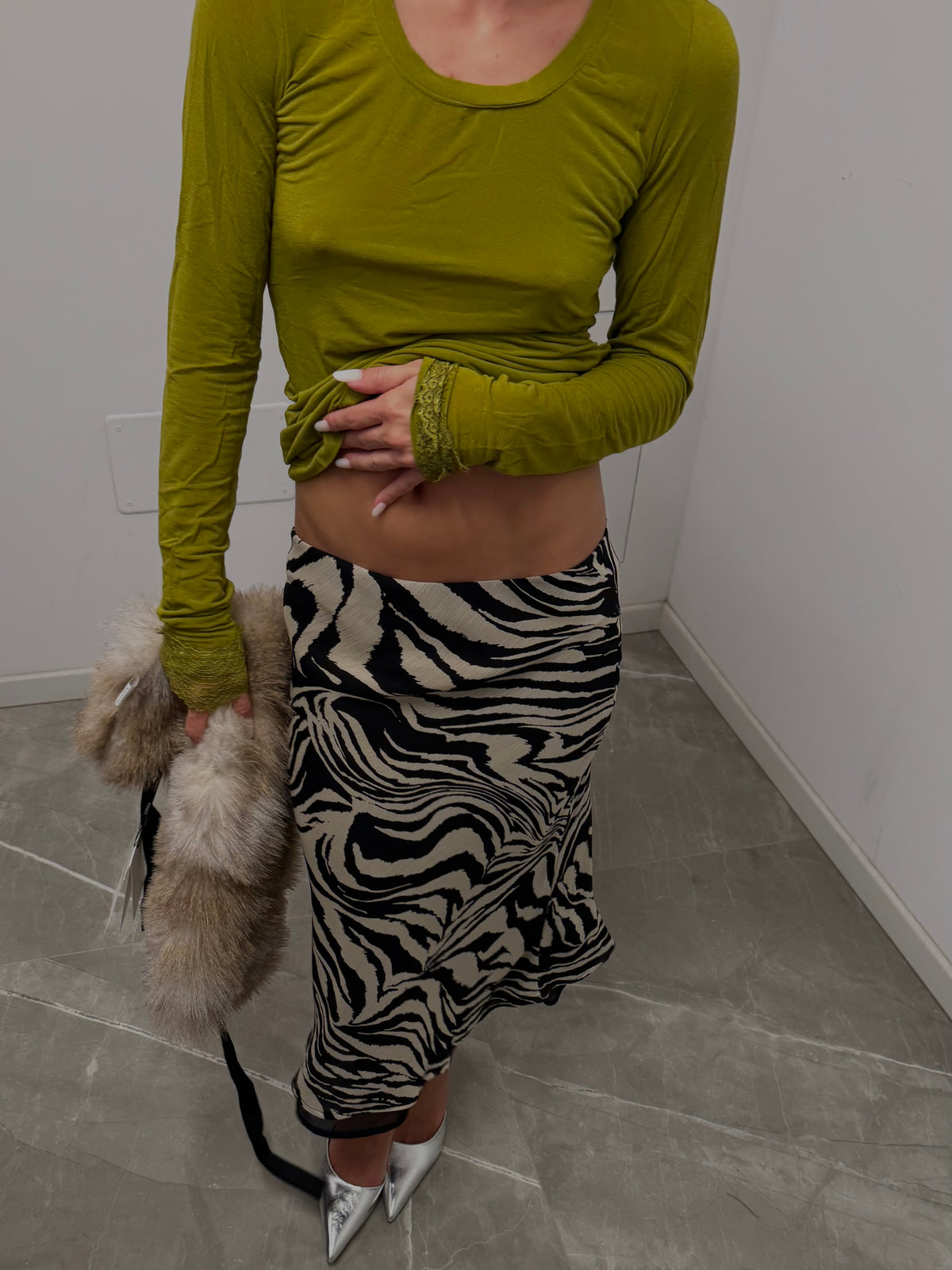 Zebra skirt