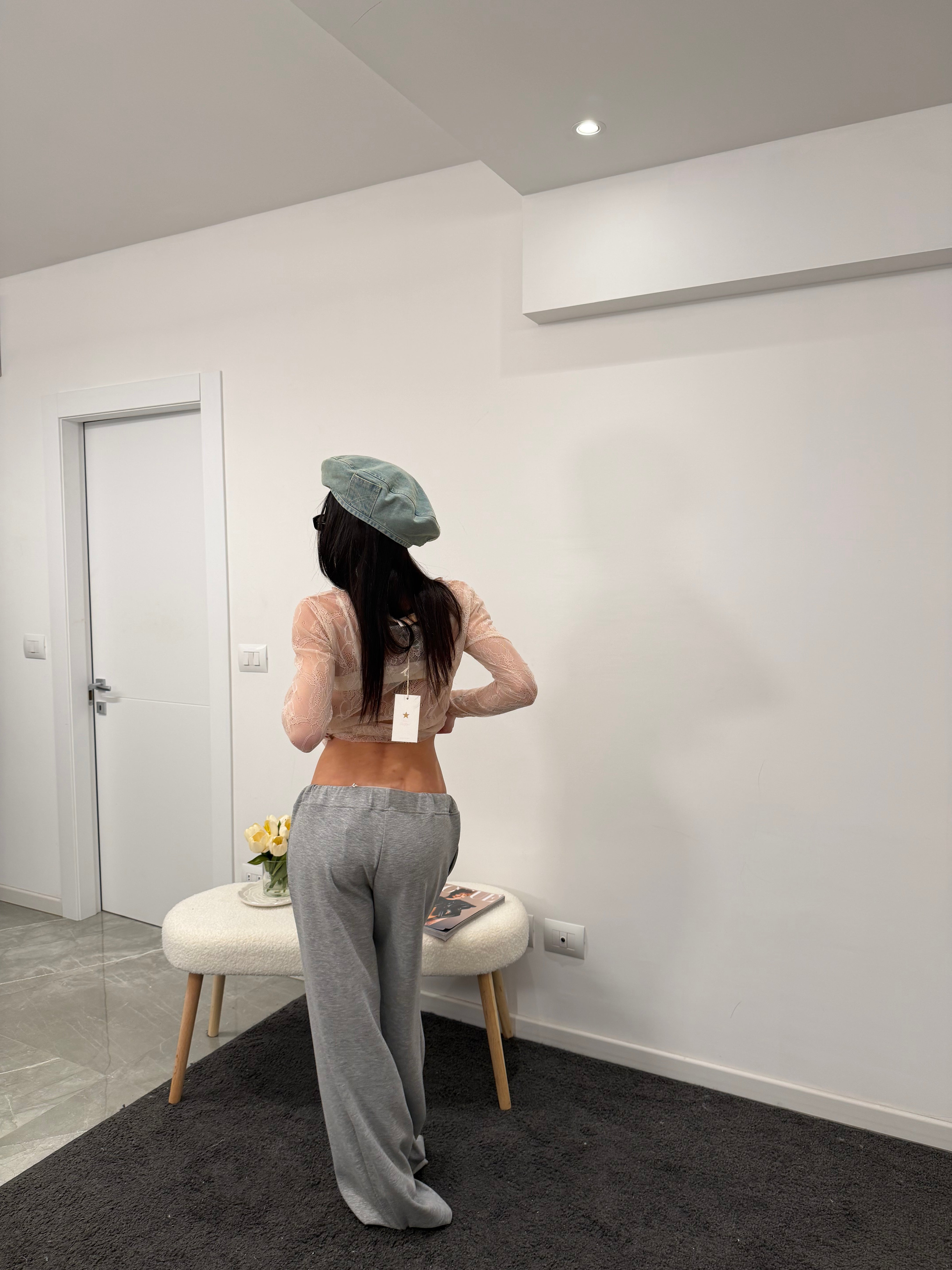 tuta oversize grey