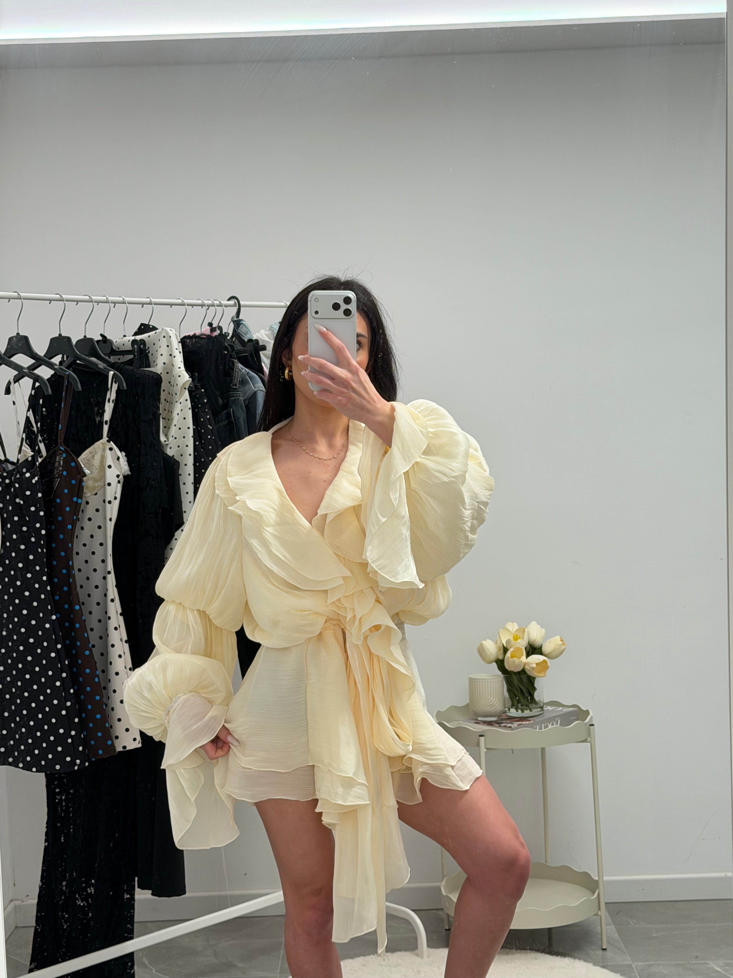 Dress ruffles mini