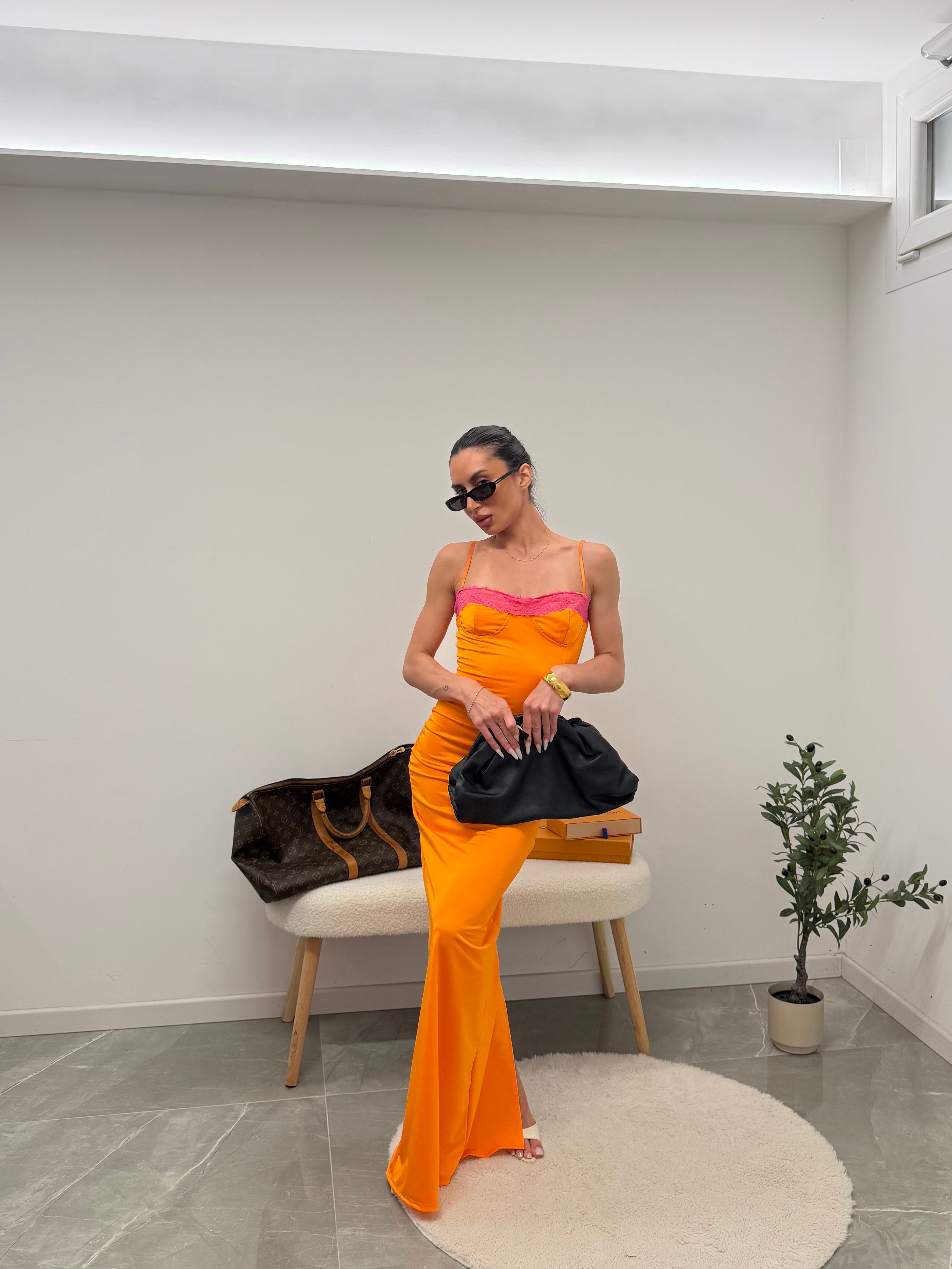 Tangerine Muse Dress orange