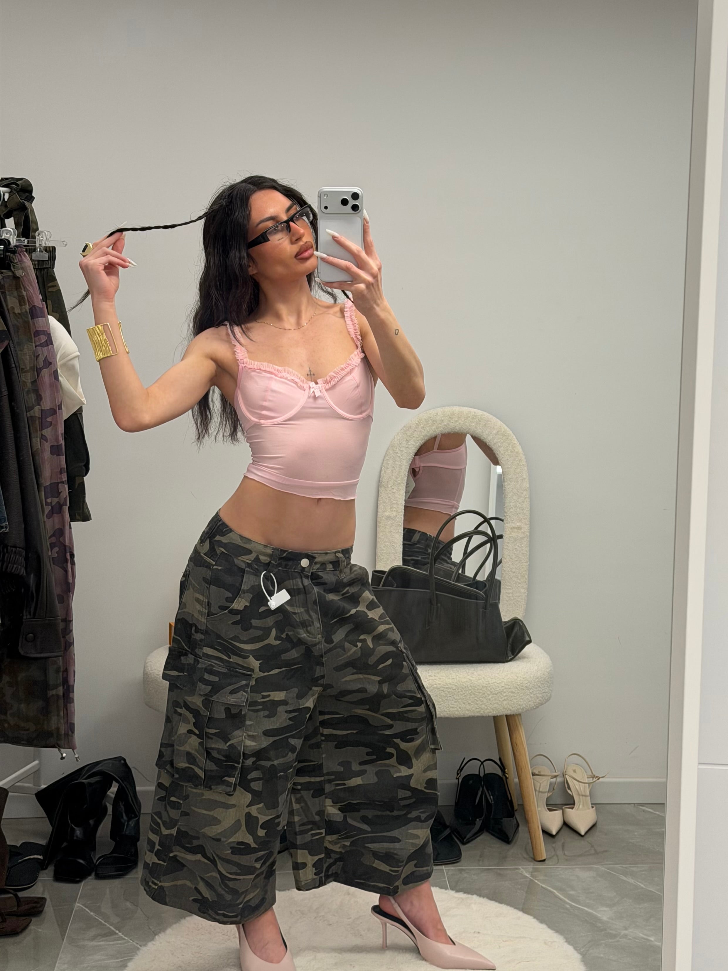 baby pink top