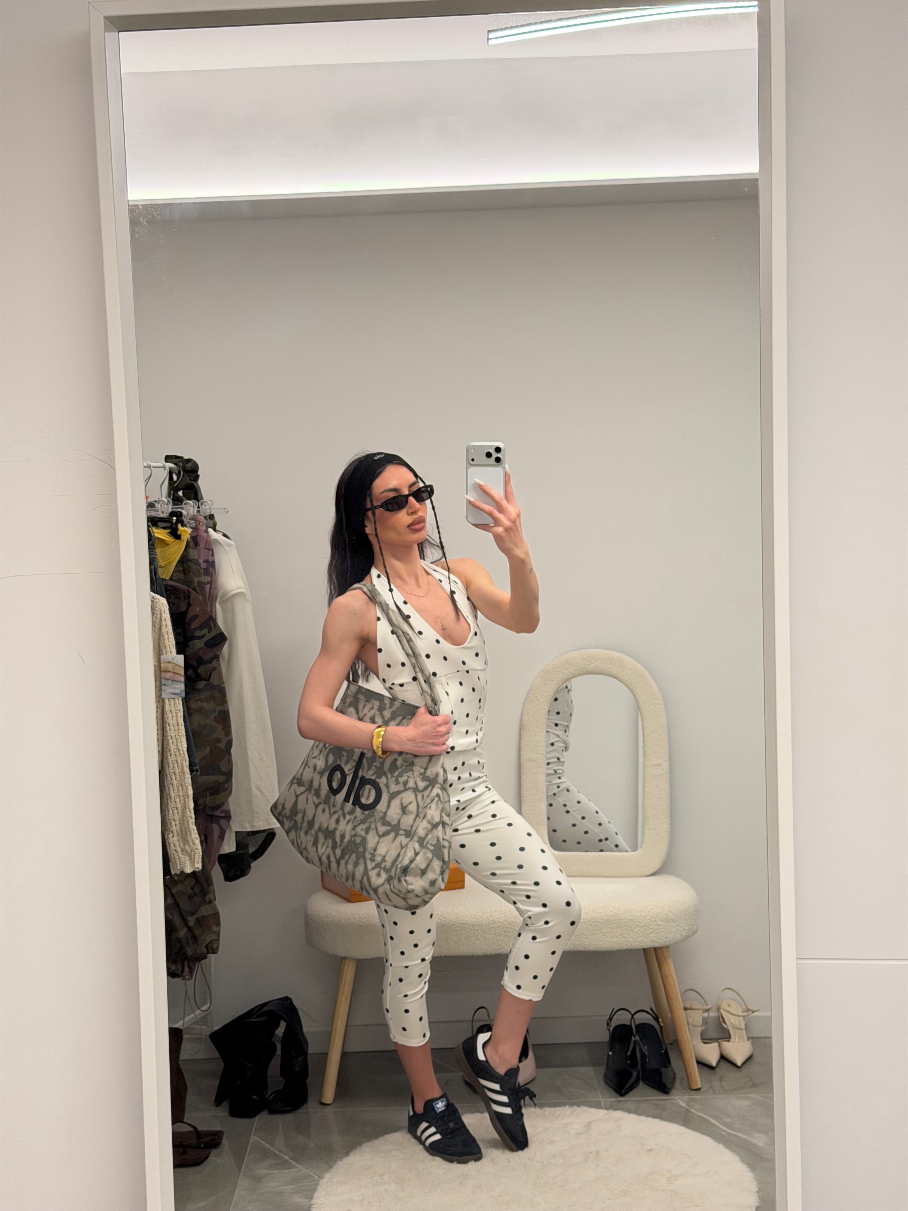 coordinato dot capri