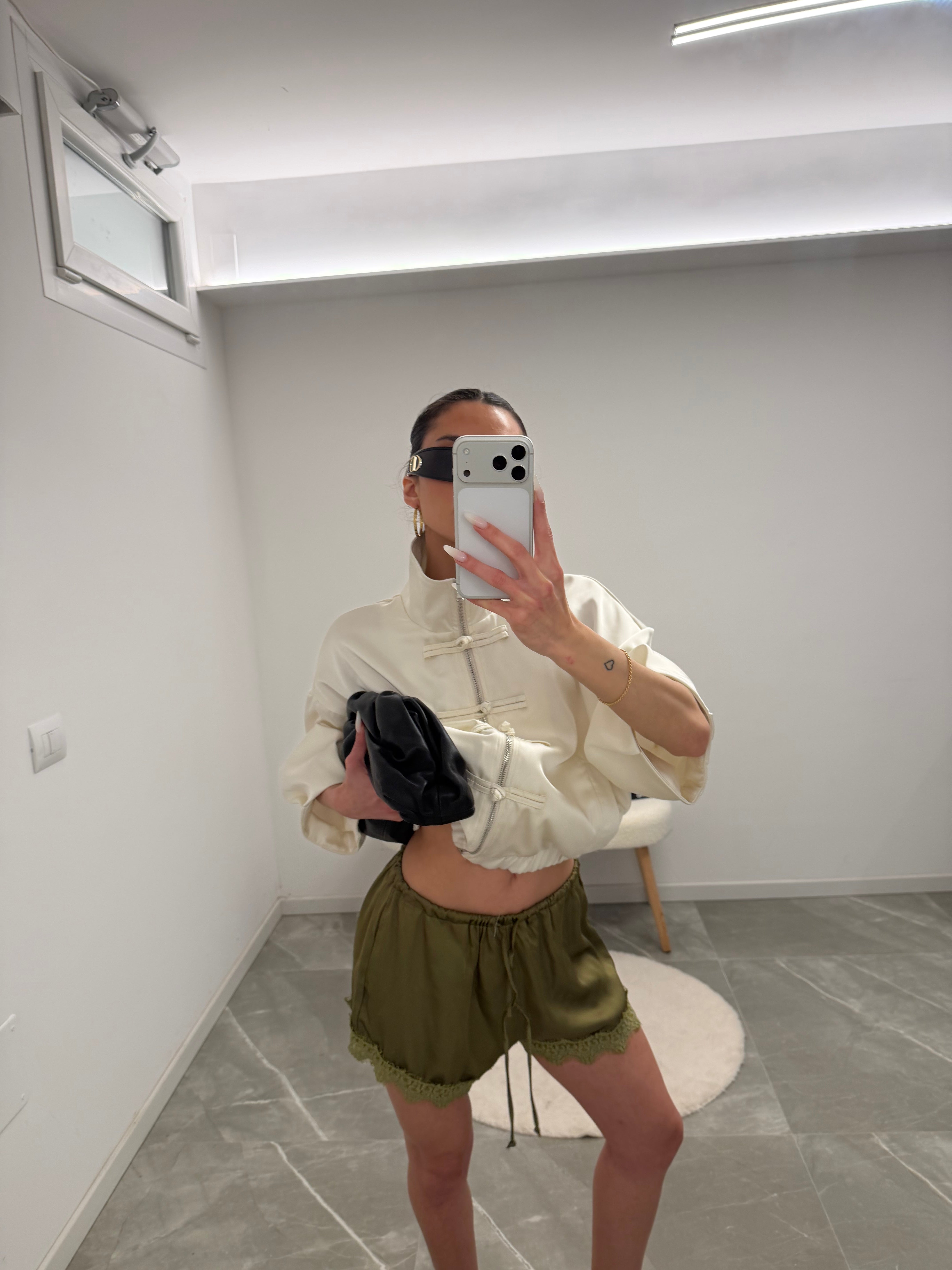 satin shorts