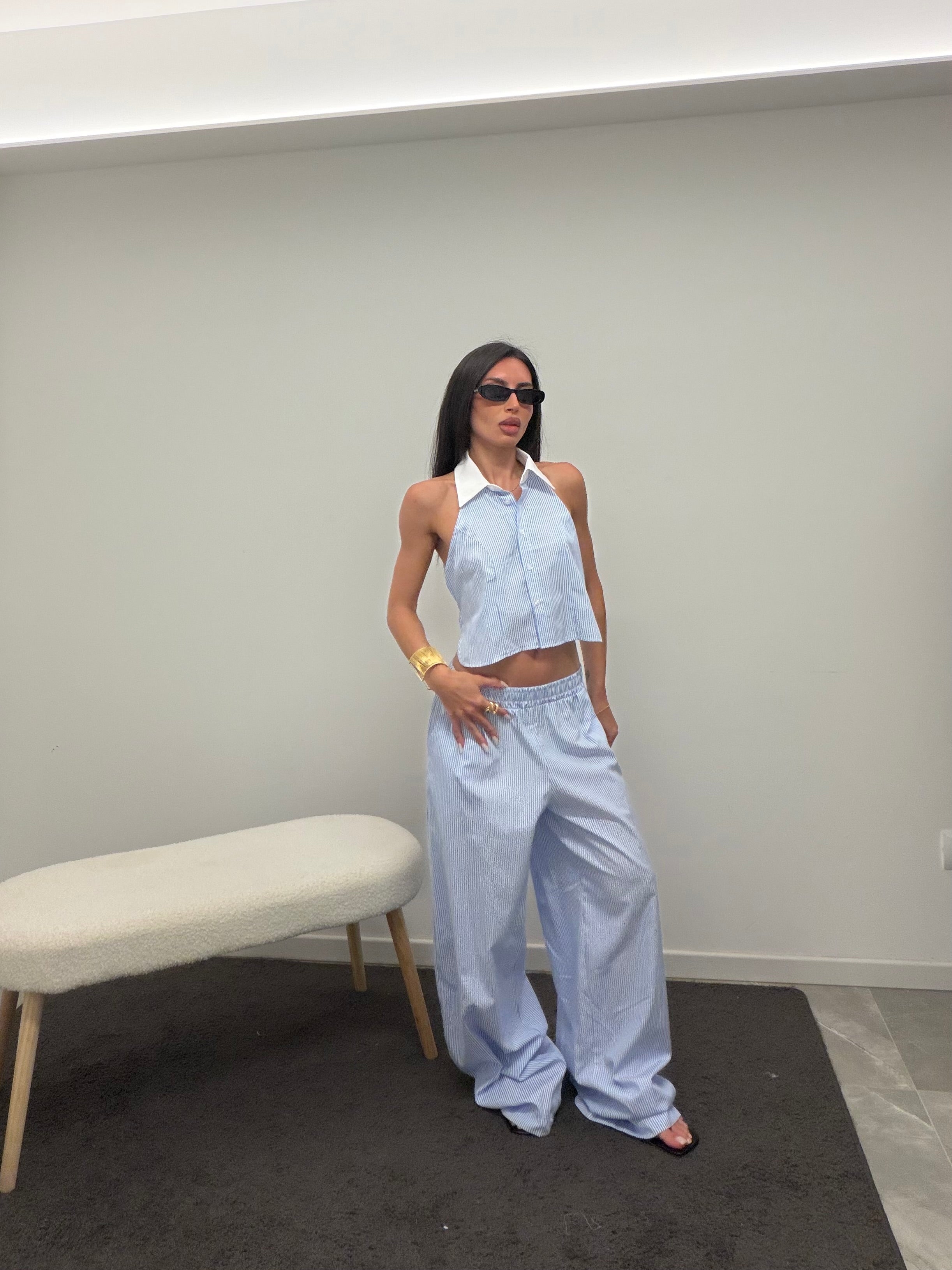 coordinato line blue